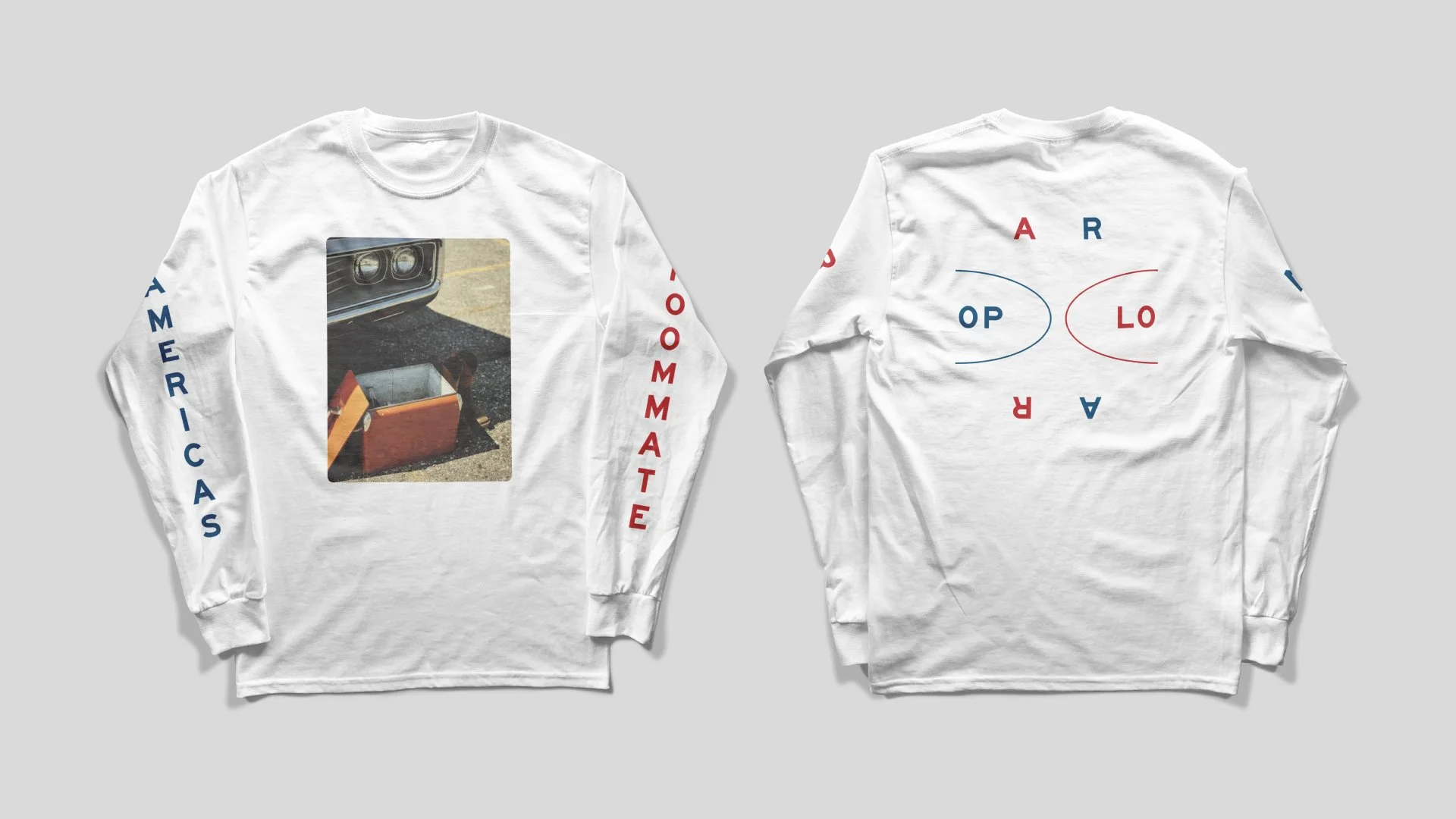 Americas Roommate Loop merch, shirt