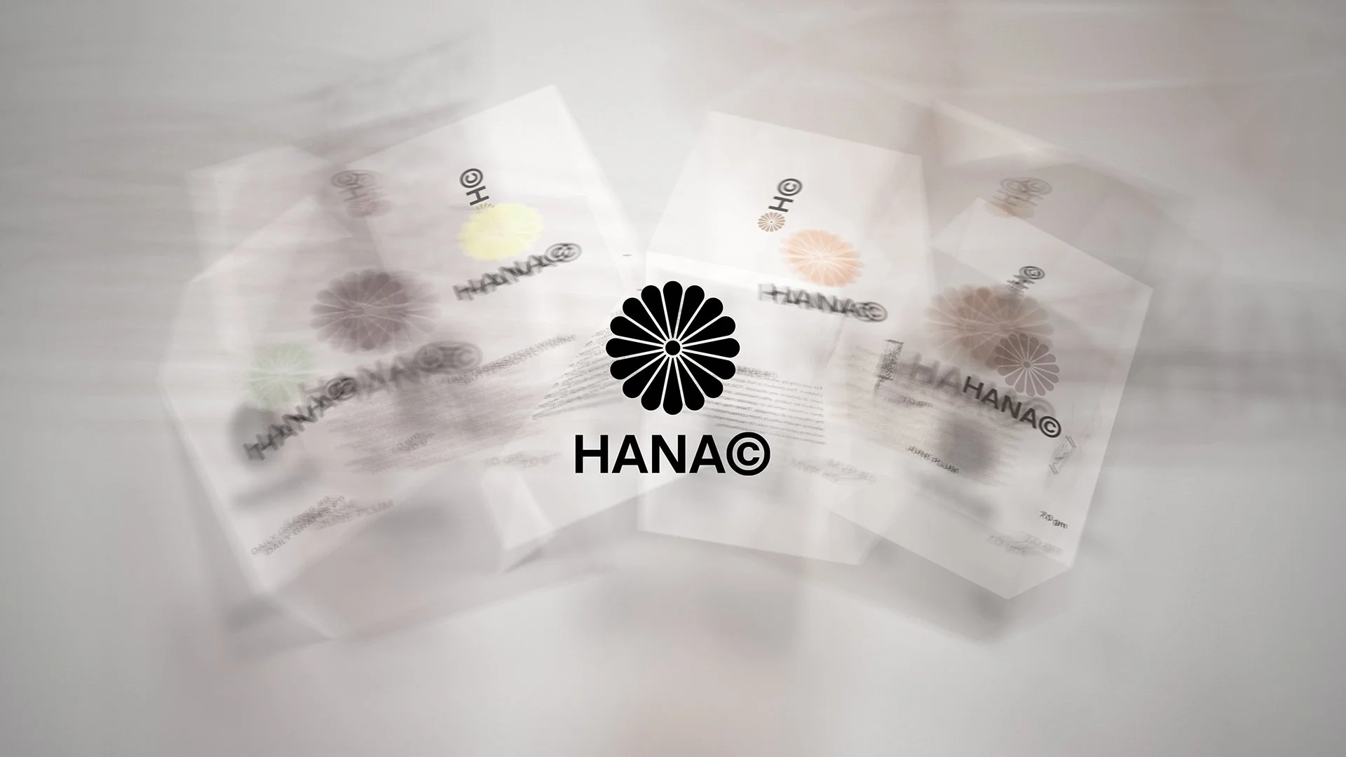 Hana Cannabis logo over the full packaging lineup