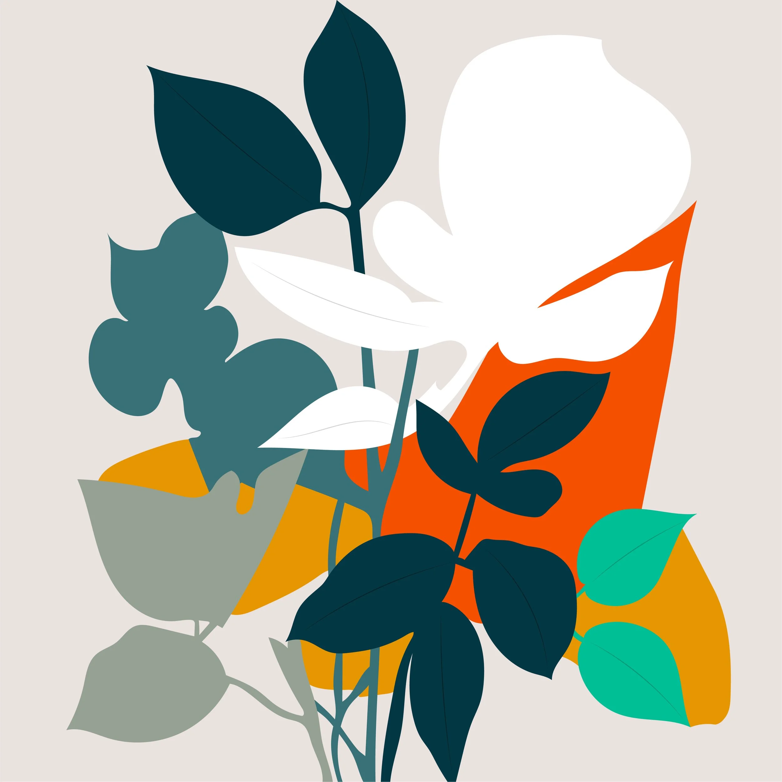 Bouquets illustration, floral study 04