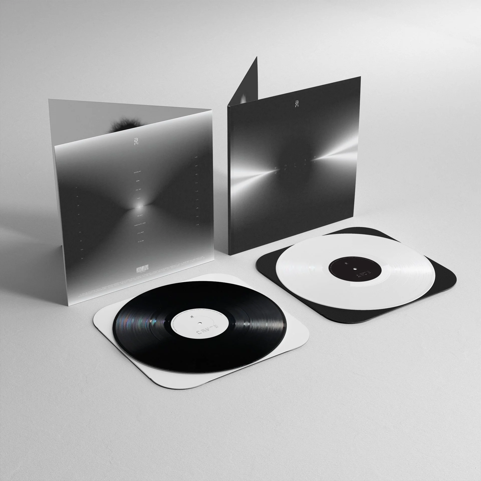 Baz M Split album and vinyl, exterior packaging