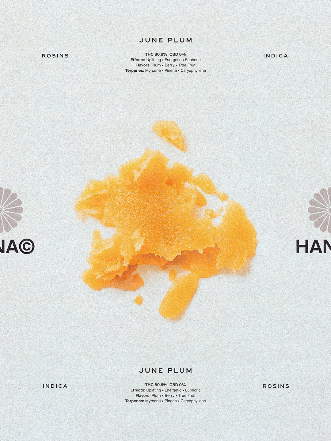 Hana Cannabis June Plum Rosin key visual