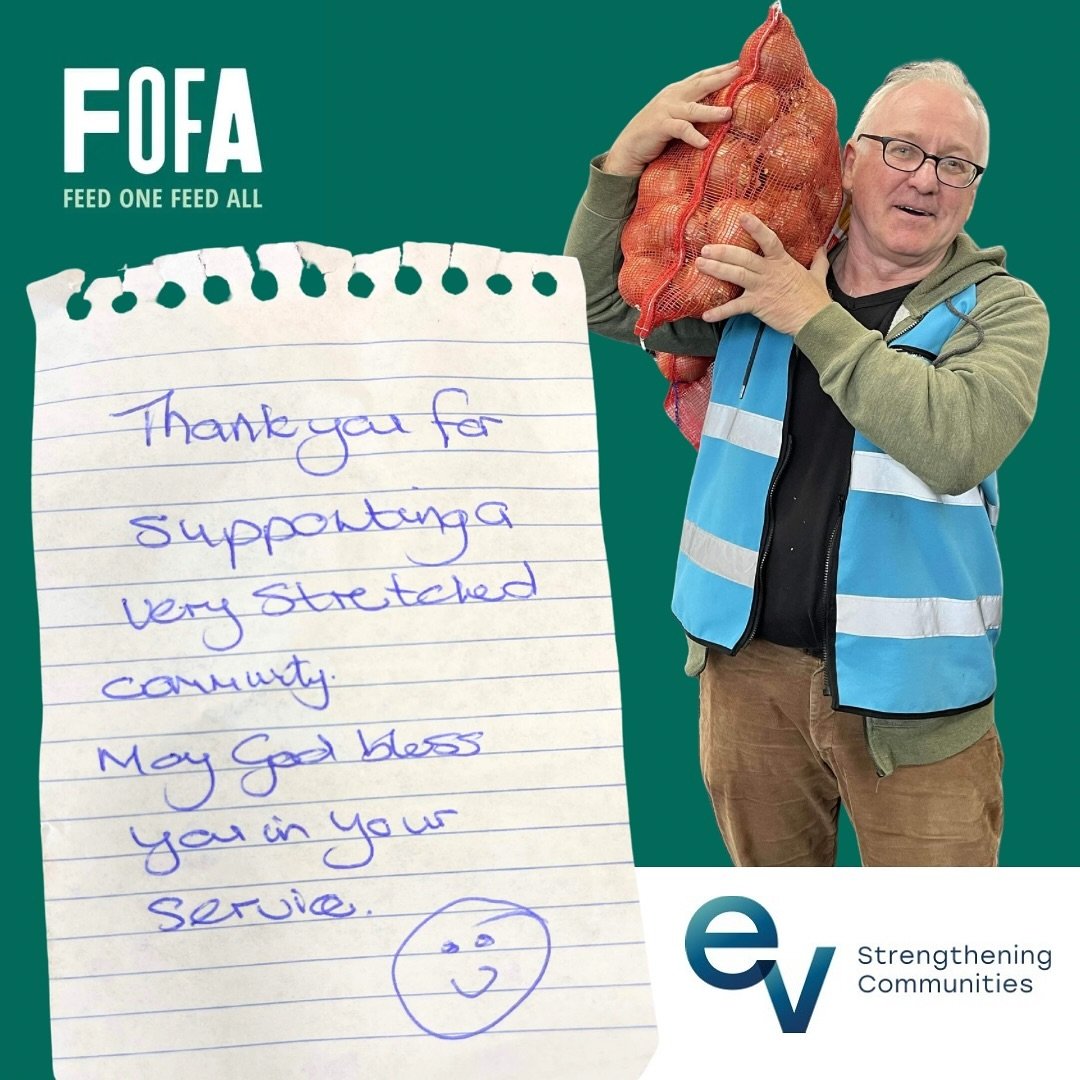 Last week our amazing delivery driver Brian from @easternvolunteers Strengthening Communities Transport returned to his van to find this note on his windscreen. Small gestures of appreciation like this really energise our volunteers!! 💪💫

Thank you