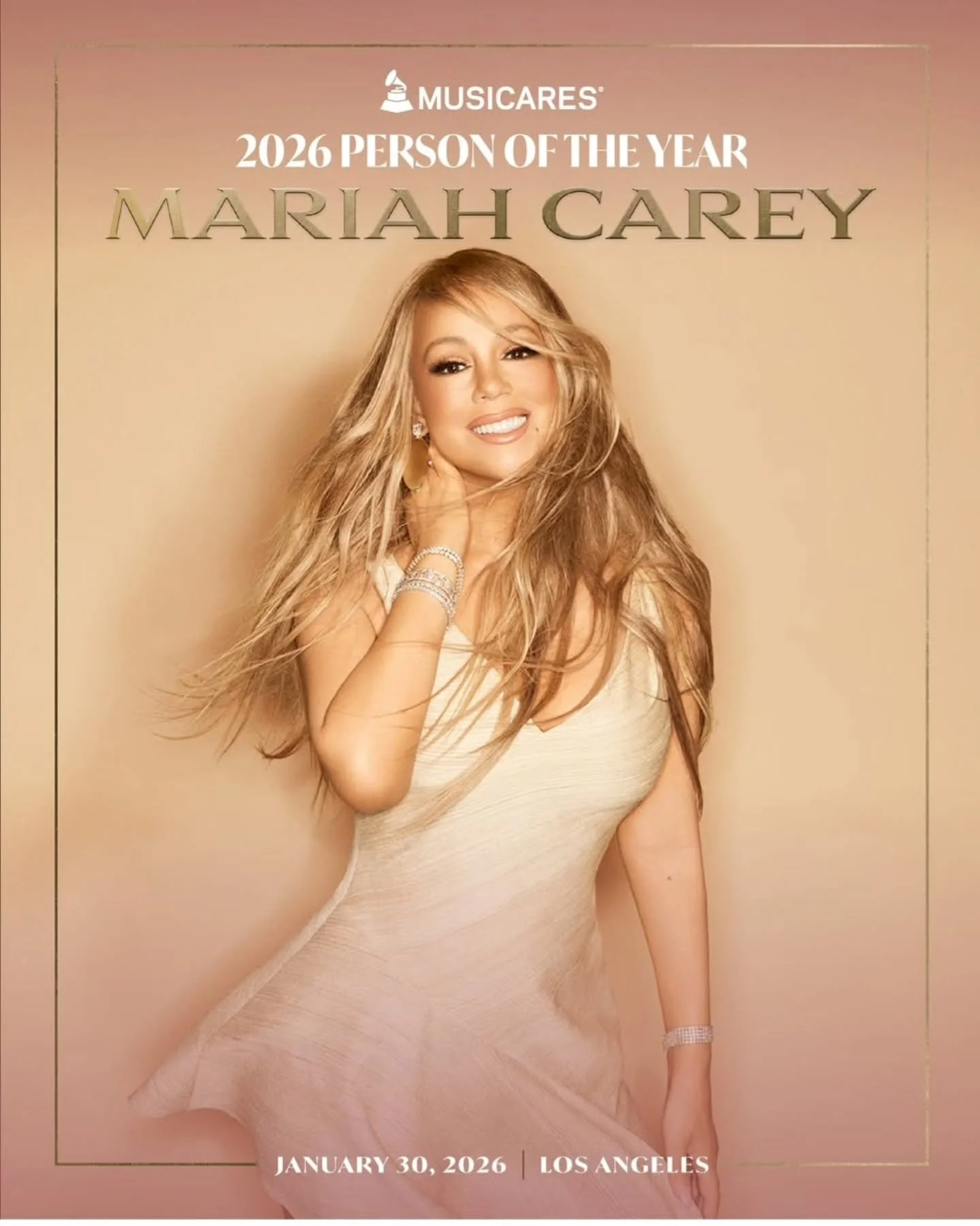 Join @musicares on January 30th to celebrate MusiCares Person of the Year @mariahcarey at their annual gala benefit with all proceeds benefiting the music community in need.
For more information head to musicares.org