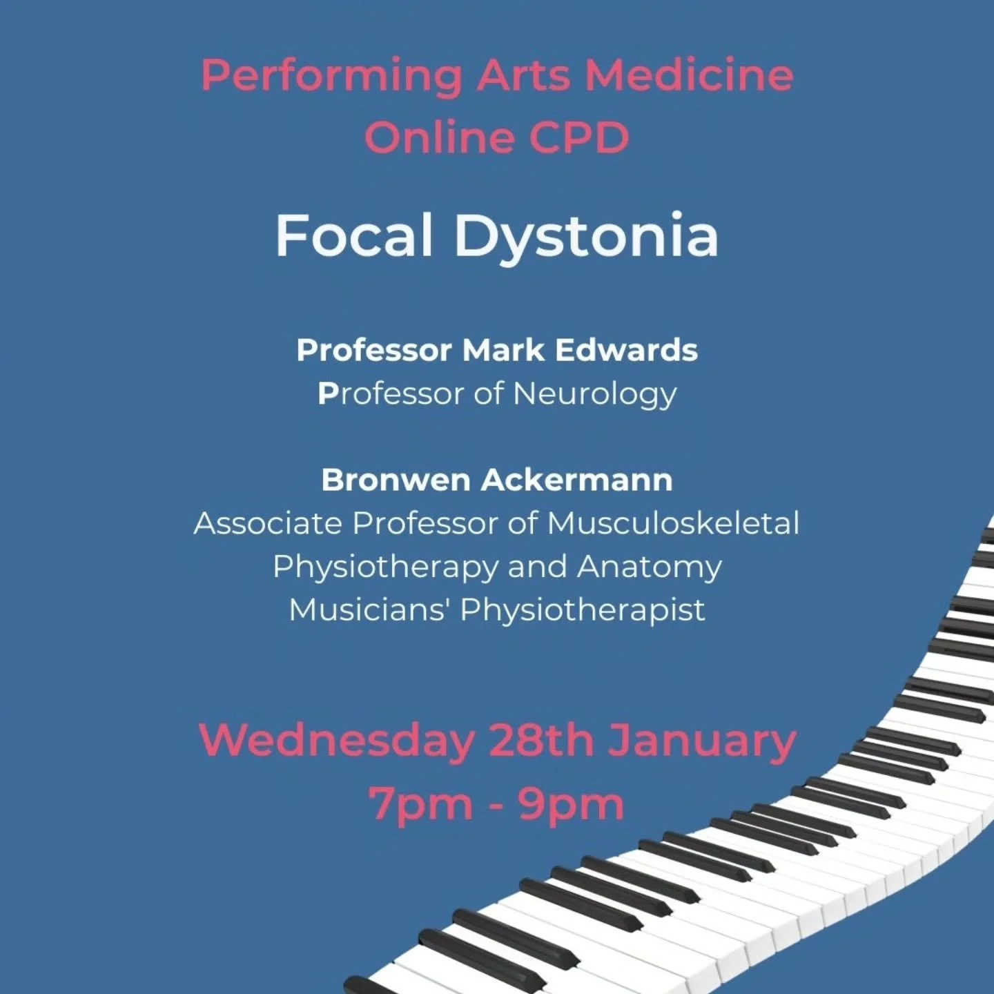 CDP for @ukbapam returns on the 28th Jan
For more information head to bapam.org.uk