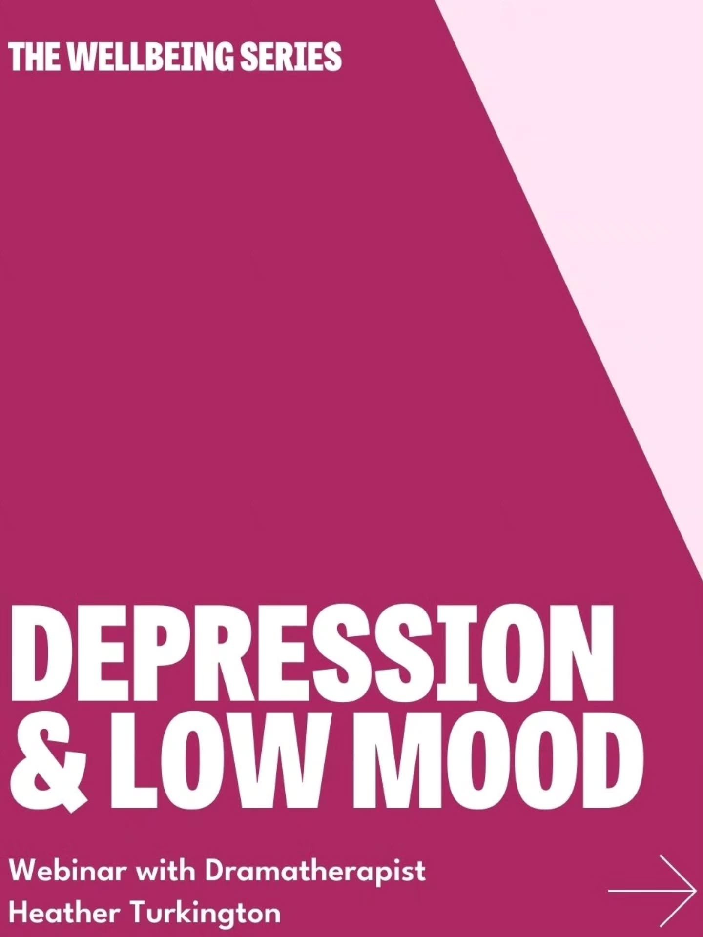 @ukbapam Wellbeing Series Depression and Low Mood online session is available to book now
Bapam.org.uk