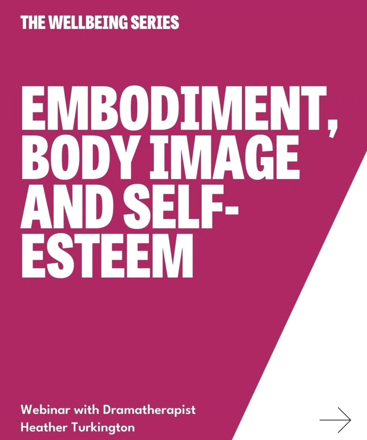 @actorstrust &amp; @ukbapam Wellbeing Series continues with Embodiment, Body Image and Self-Esteem 
Monday 16 March
For more information head to bapam.org.uk or actorstrust.org.uk