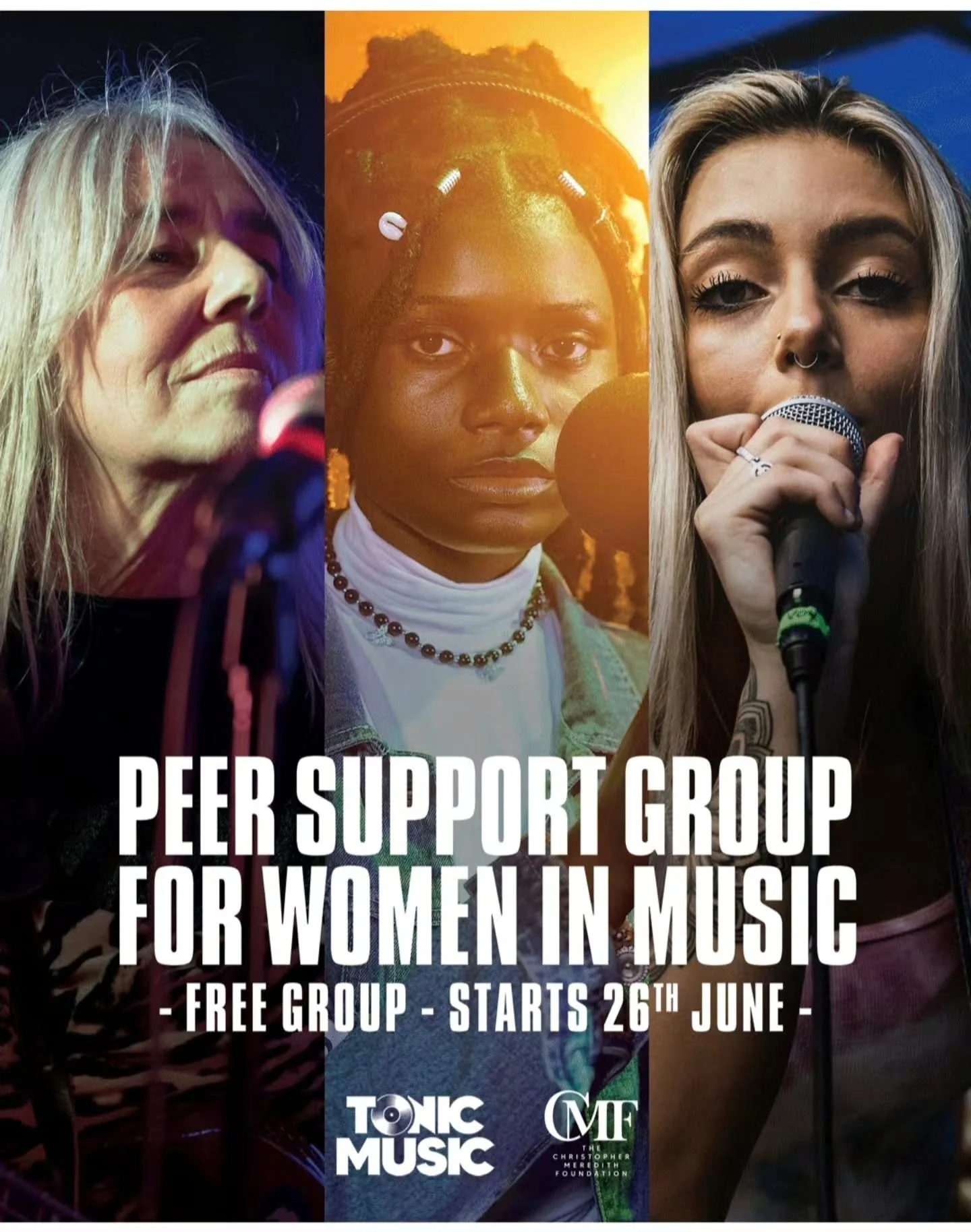 @tonicmusicmh Peer Support for women in music starts next week. For more information head to tonicmusic.co.uk
