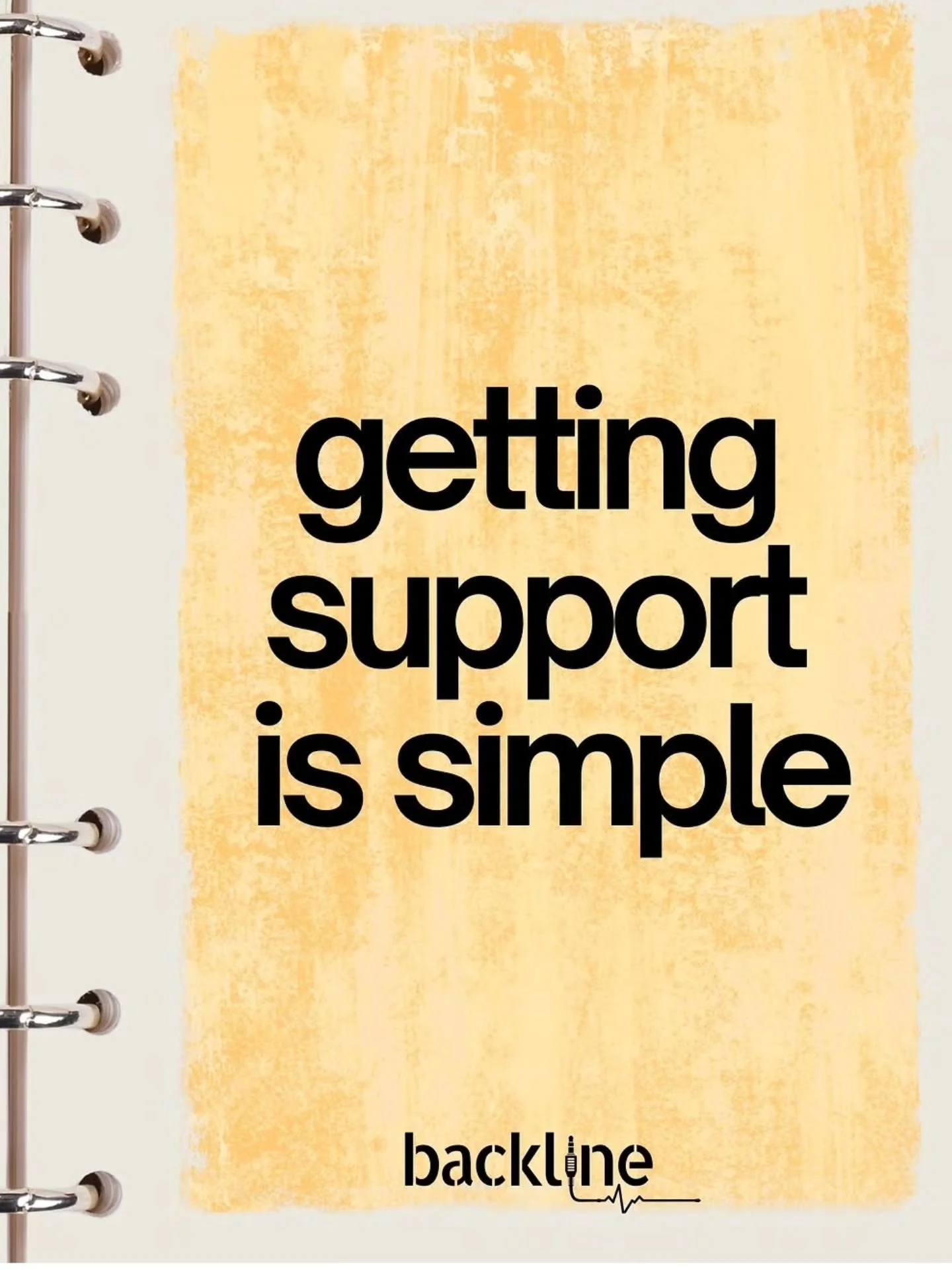 @backline.care B-LINE support line is available 24/7 Call 855-BLINE or text 254-639
For more information head to backline.care