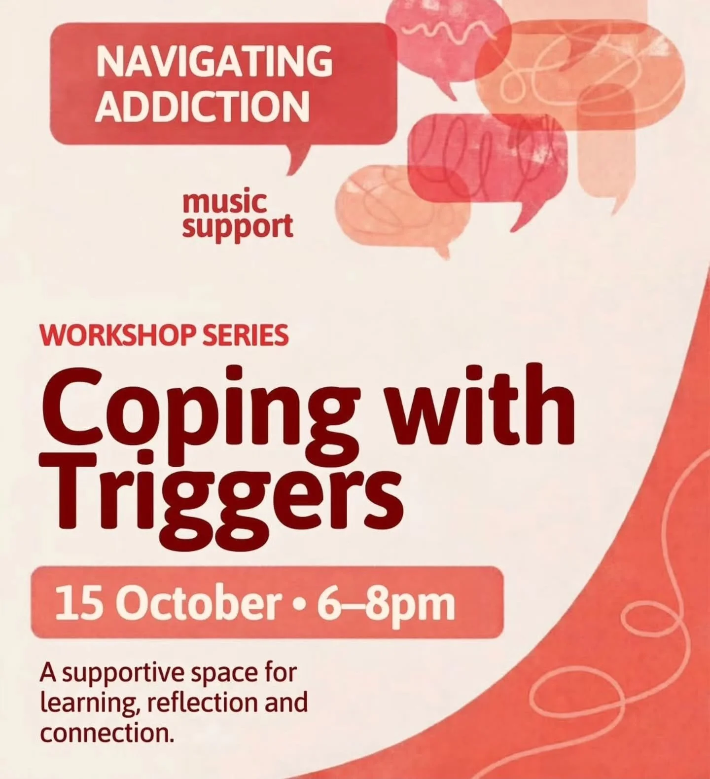 @musicsupport_uk Coping with Triggers workshop 
🗓 Thursday 15th October 
For more information head to musicsupport.org