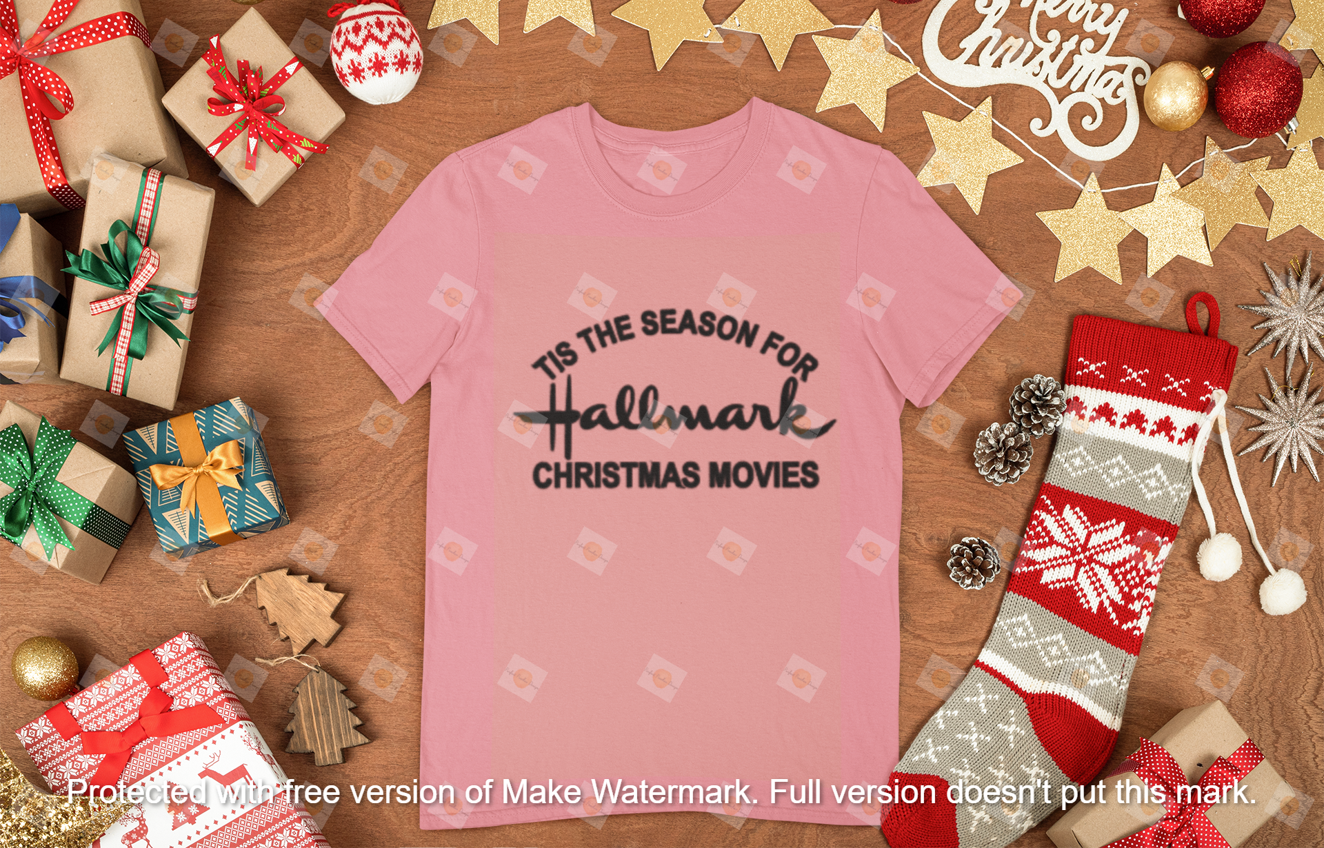 mockup-of-a-flat-laid-tee-surrounded-by-christmas-items-m29.png