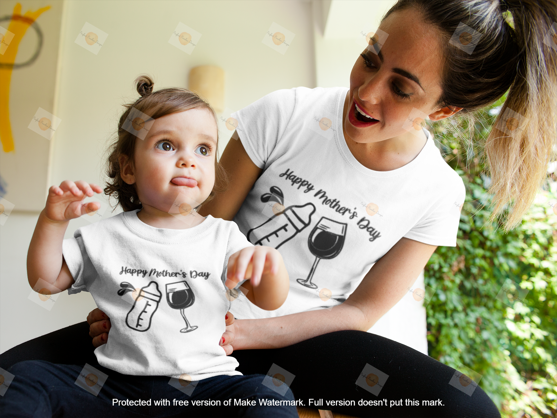 mockup-of-a-mom-and-baby-girl-wearing-different-tshirts-while-talking-a16084.png