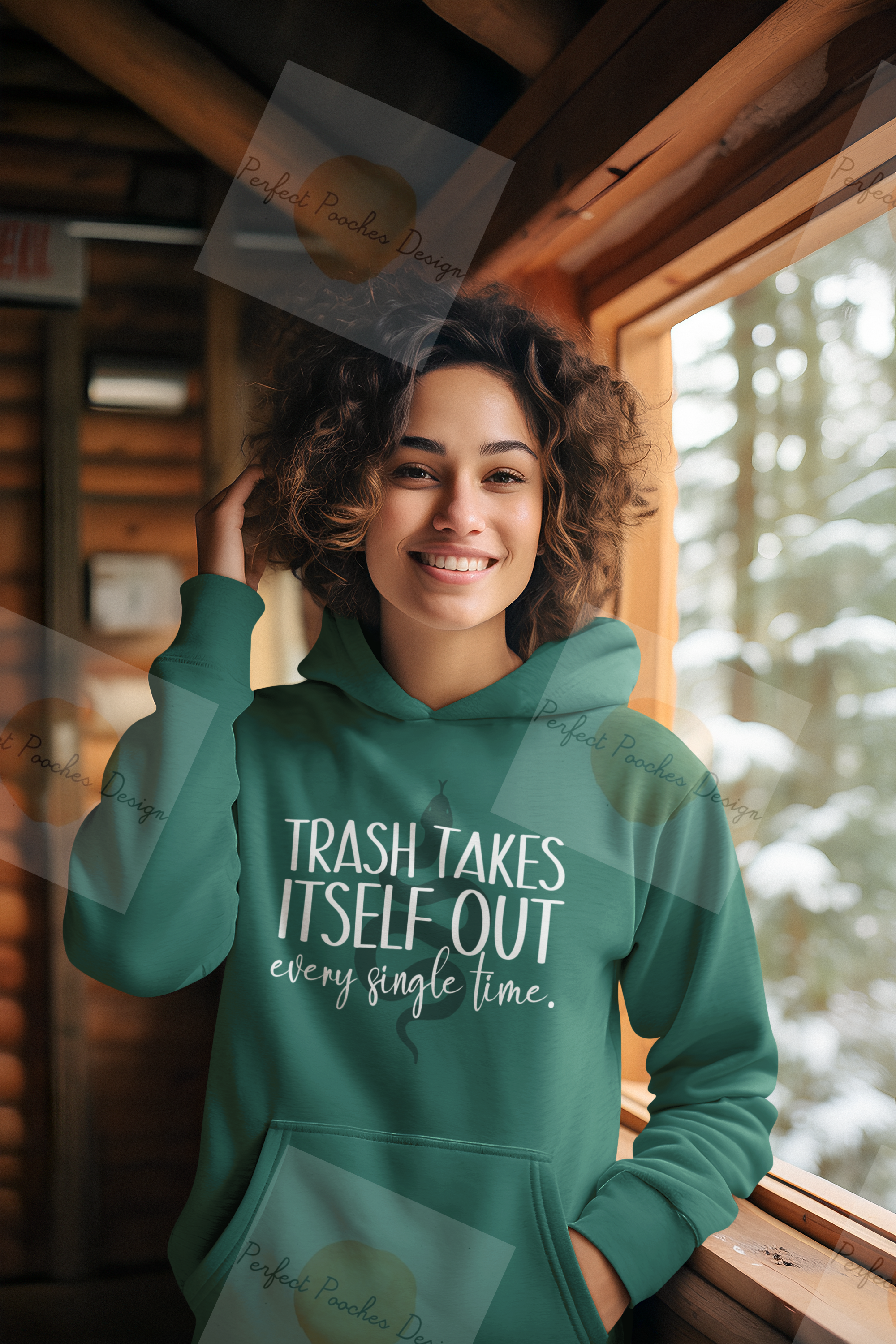 winterwear-mockup-of-a-smiling-woman-generated-by-ai-wearing-a-hoodie-in-a-cabin-m36110.png