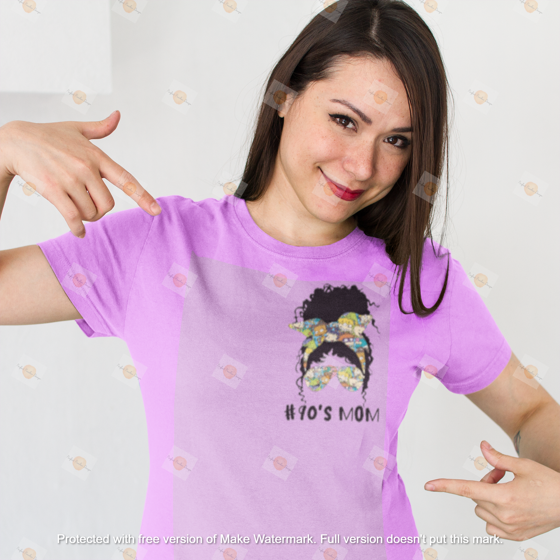 smiling-customer-showing-her-new-t-shirt-mockup-against-a-white-background-a15529.png