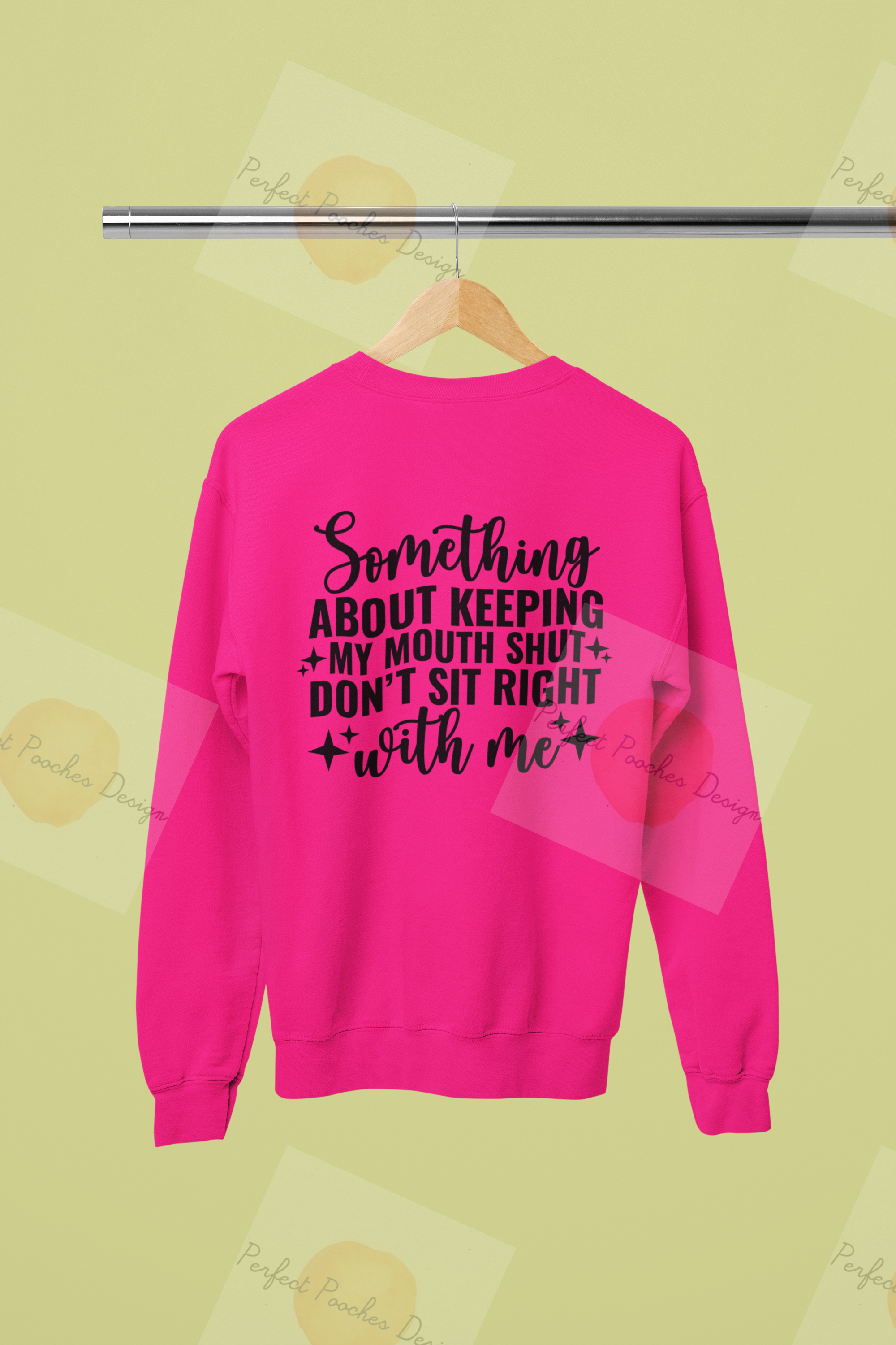 mockup-of-a-rounded-neck-gildan-sweatshirt-placed-on-a-wooden-hanger-m37117.png