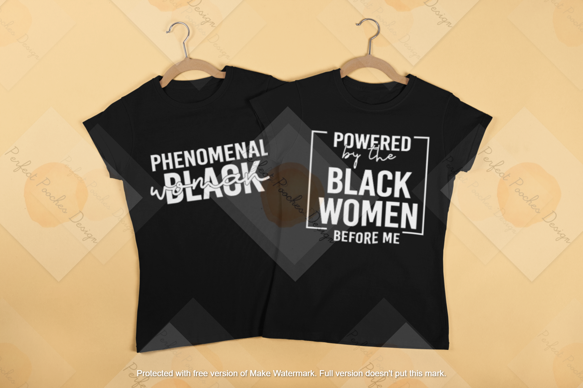 mockup-of-best-friends-t-shirts-with-hangers-laying-flat-on-a-surface-29639.png