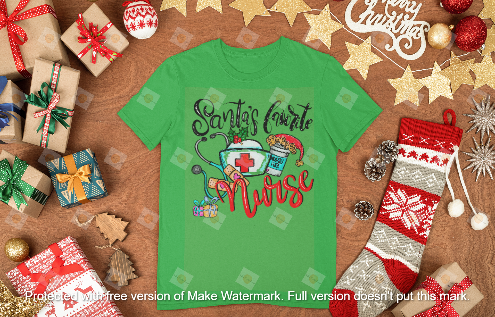 mockup-of-a-flat-laid-tee-surrounded-by-christmas-items-m29.png