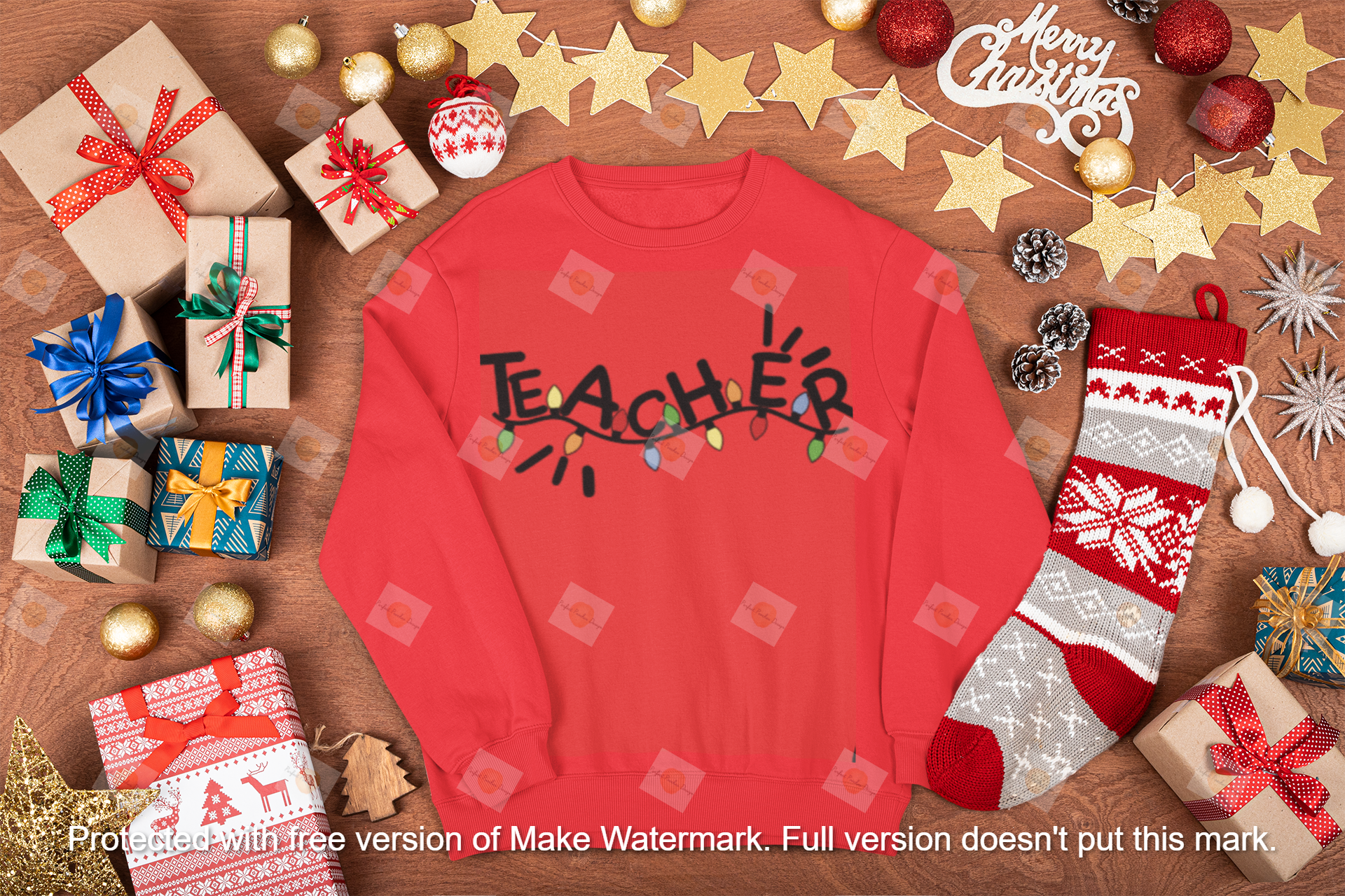 mockup-of-a-crewneck-sweatshirt-surrounded-by-christmas-presents-m31.png