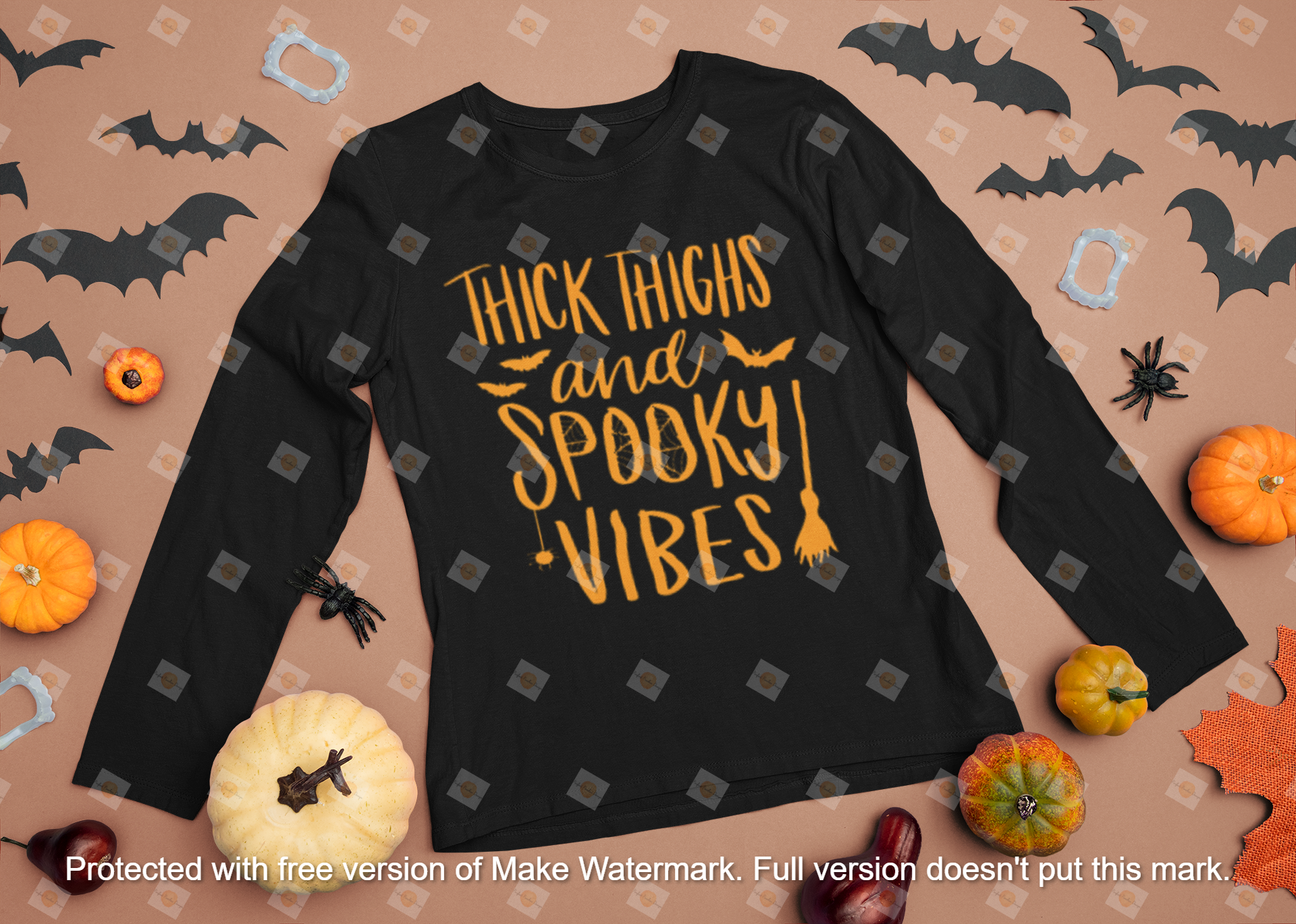 mockup-of-a-long-sleeve-tee-featuring-some-halloween-ornaments-m73.png