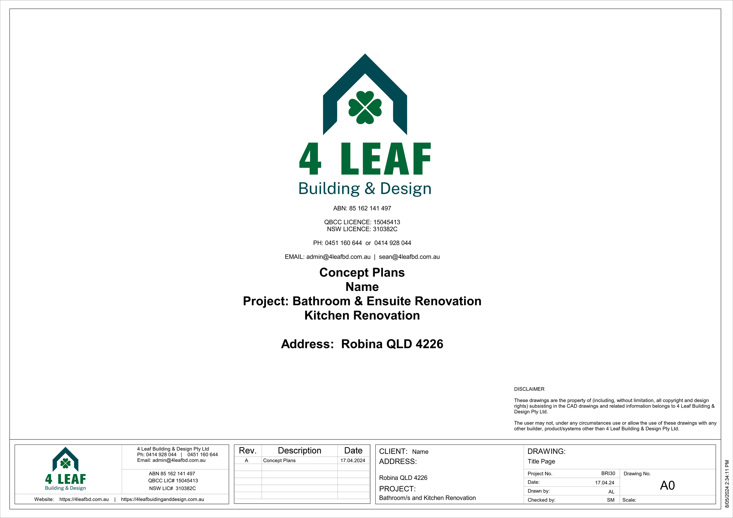 BRI30, Concept Plans_no info - Sheet - A0 - Title Page.png