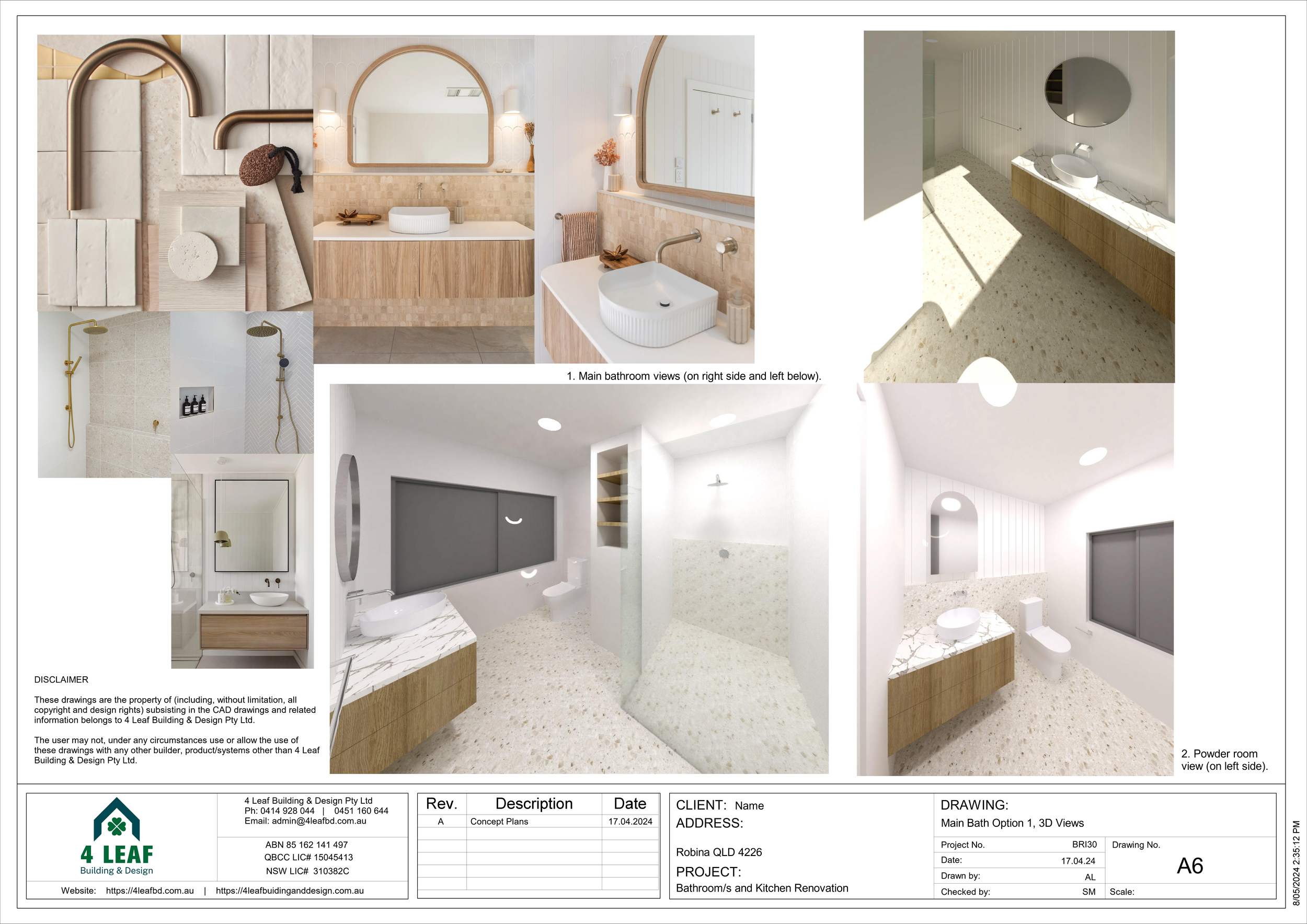 BRI30, Concept Plans_no info - Sheet - A6 - Main Bath Option 1, 3D Views.png