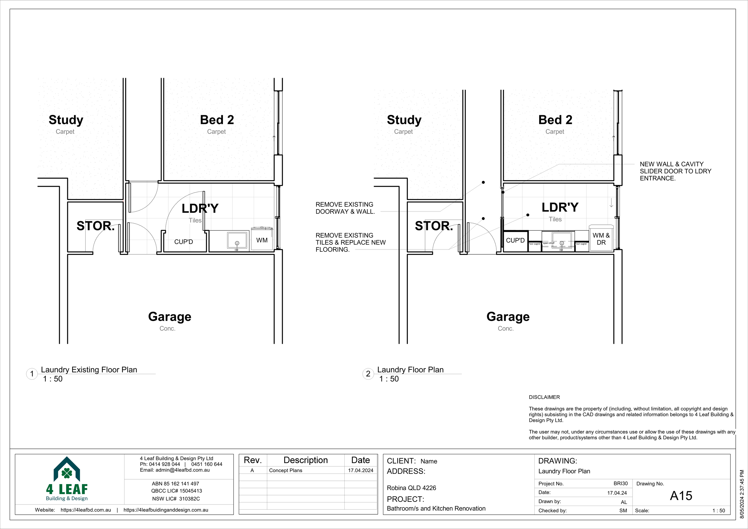 BRI30, Concept Plans_no info - Sheet - A15 - Laundry Floor Plan.png