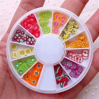 Polymer Clay FRUIT Slices Wheel
