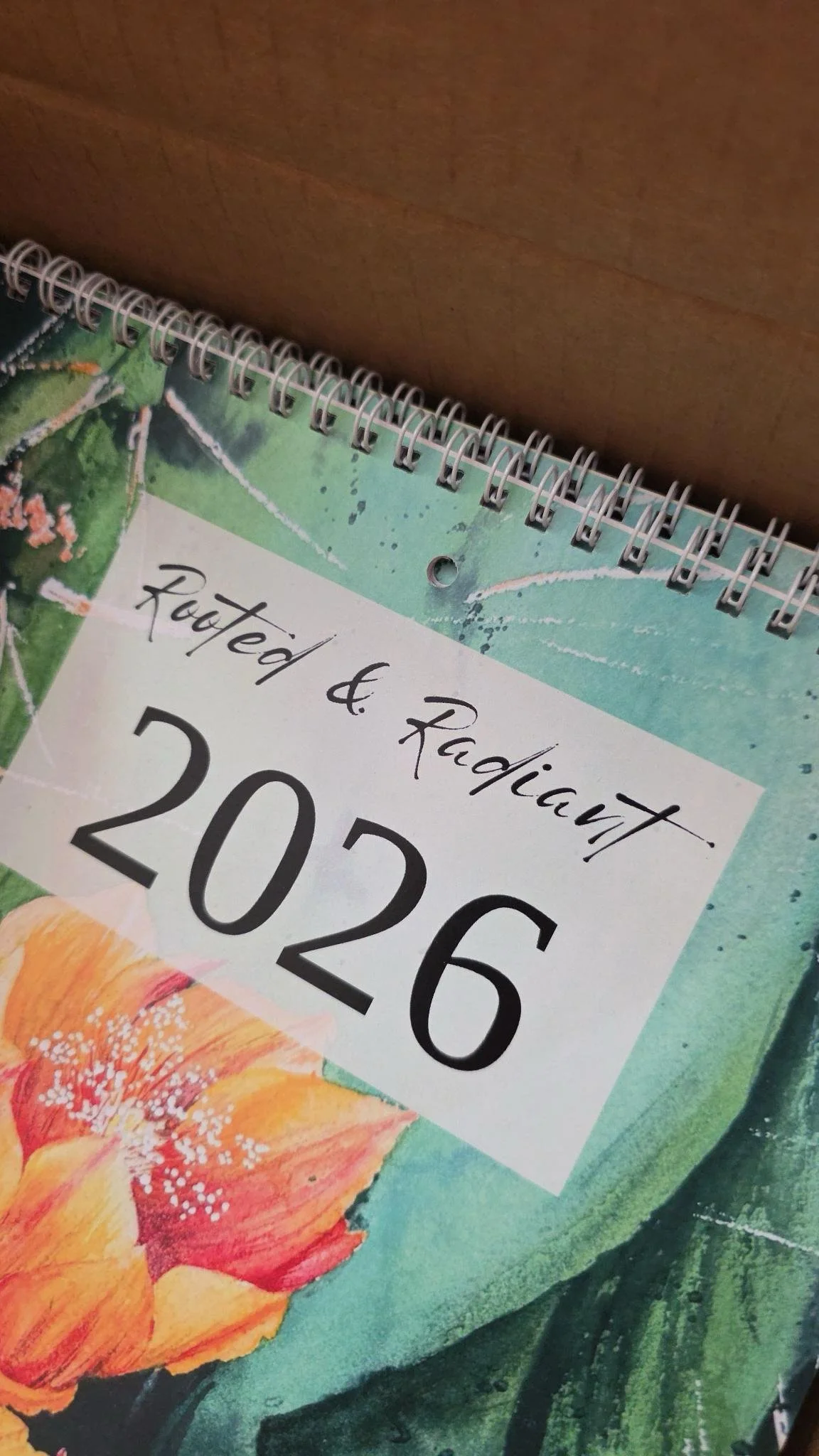 Rooted + Radiant | Watercolor Prayer Calendar (Studio Seconds)