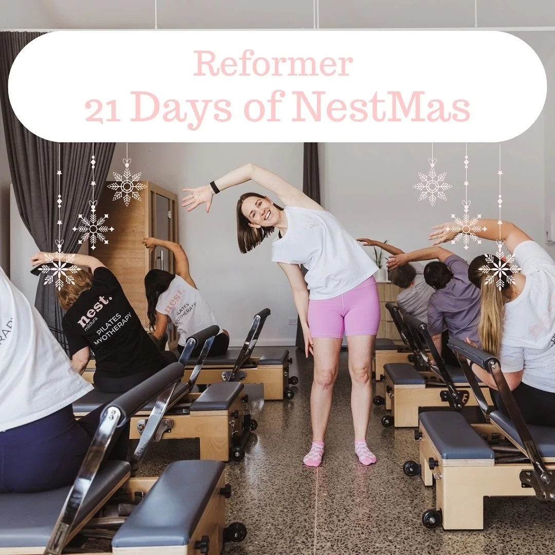Start your engines reformer fam 🏎️
Because from the 1st of December the NestMas Challenge begins!! 🥳💪🏼

Drop me an emoji below if you are ready to have some reformer FUN *cough*hardwork*cough* this silly season!! 👇🏼👇🏼😆

**not too hard I prom