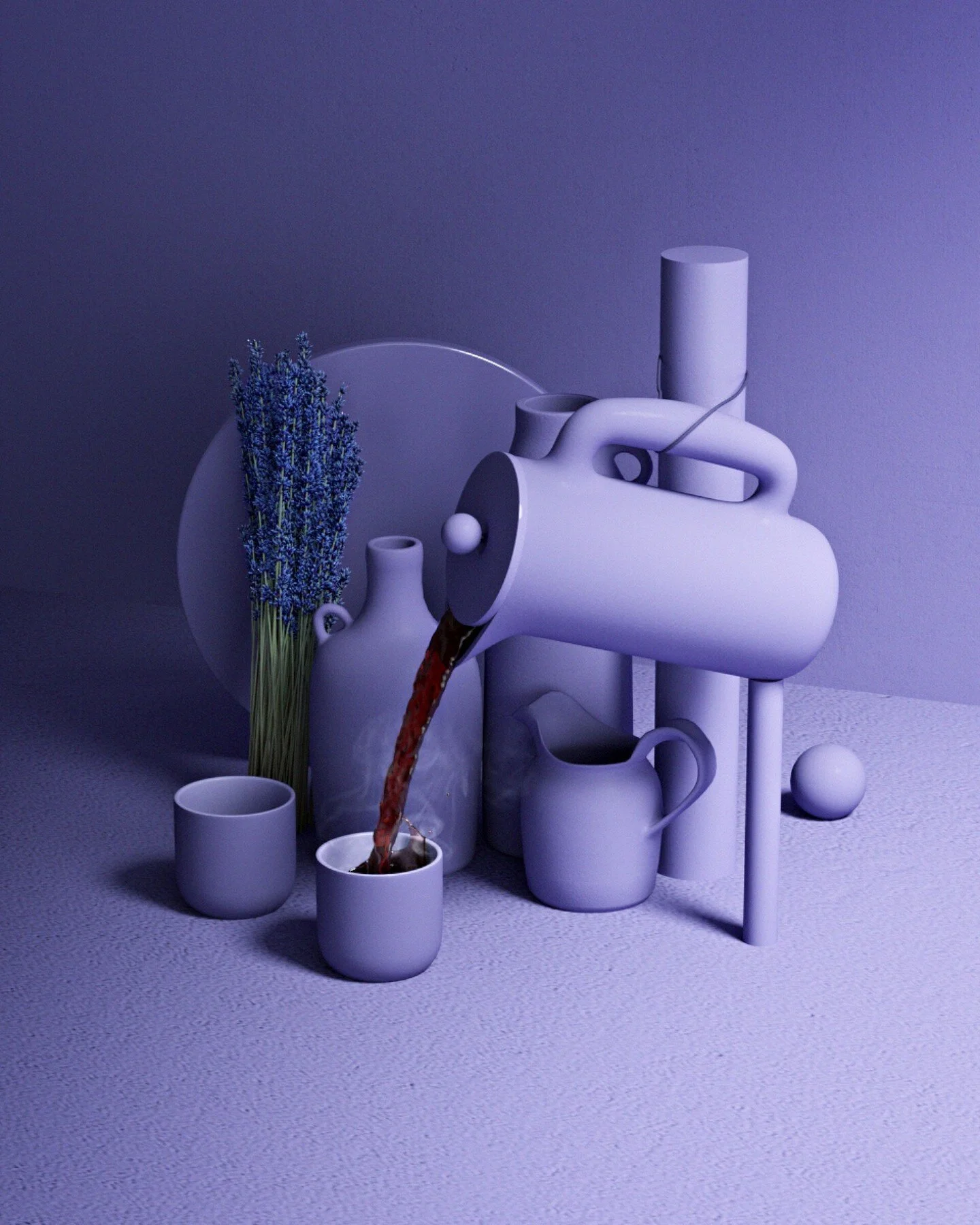 Coffee is served ☕️ @charliecharlie_agency 
.
.
.
.
.
.
#c4d #redshift #colors #3dart #cinema4d #render #digital #digitalart #studio #abstract #abstractart #maxon #solidangle #creative #creatives #3d #art #sweden #xuxoe #setdesign #stillife #product 