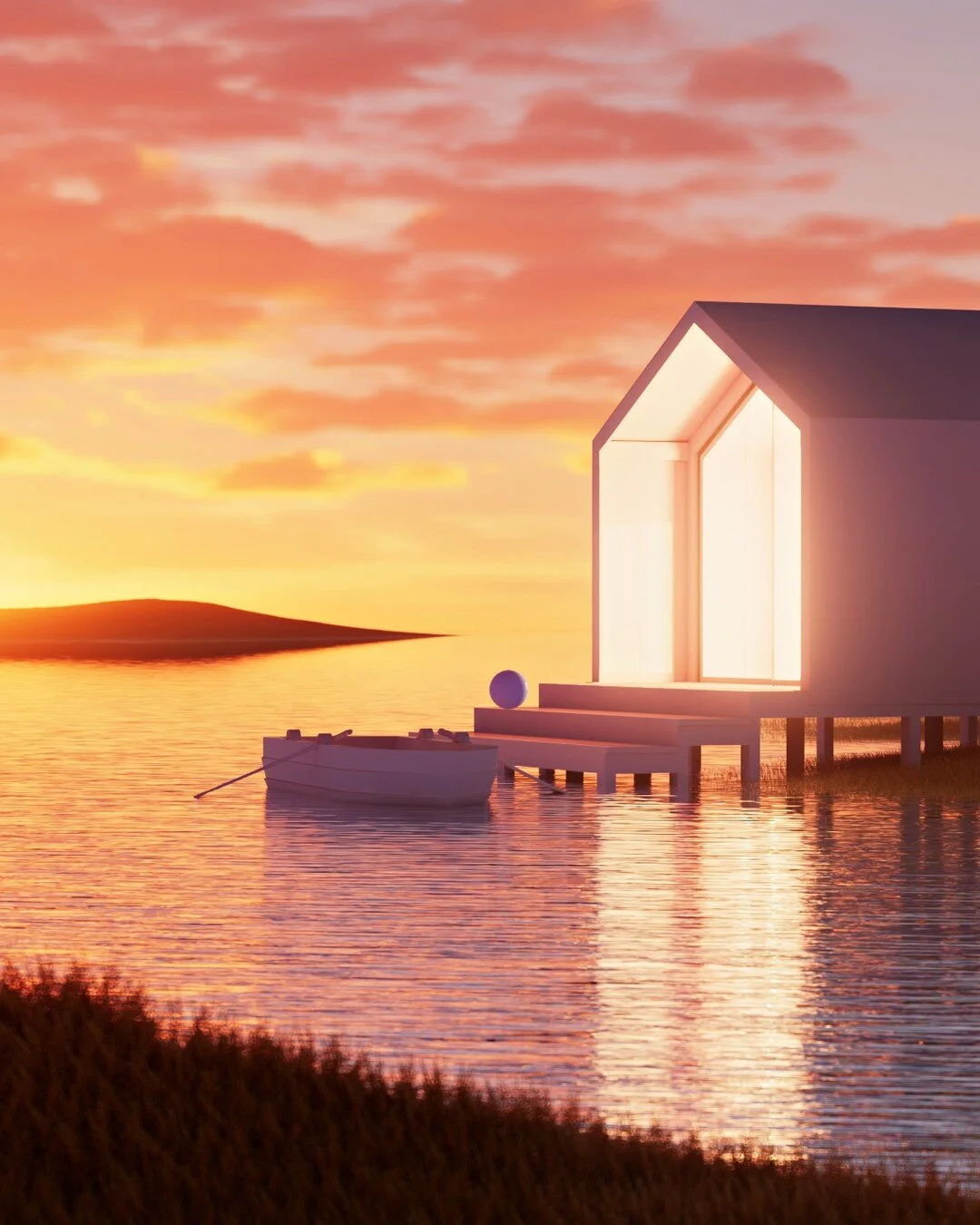 Summer house hideout ☺
.
.
.
.
.
.
#c4d #c4dtoa #colors #3dart #cinema4d #render #digital #digitalart #studio #abstract #abstractart #maxon #solidangle #creative #creatives #3d #art #loop #animation #motion #motiongraphics #motiondesign