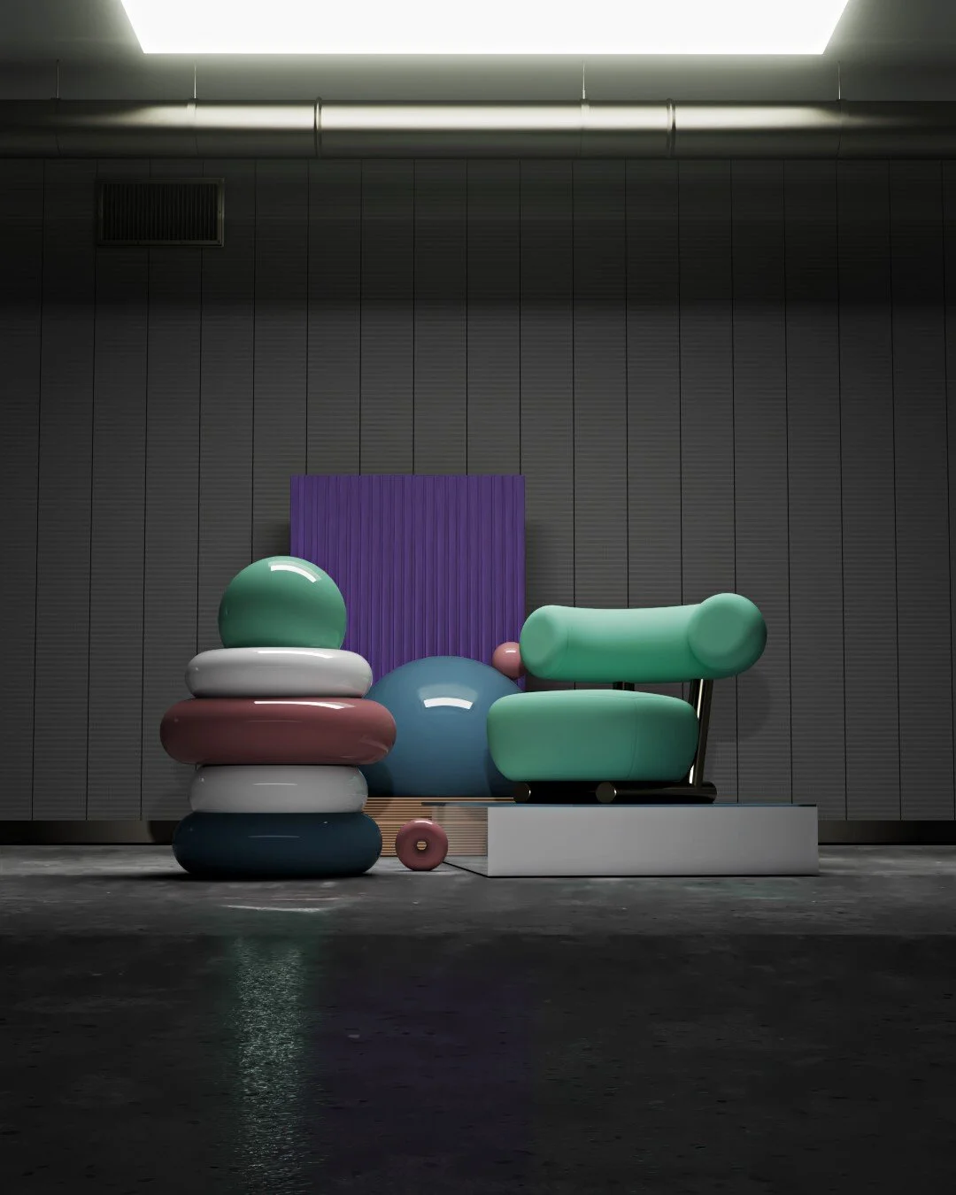 SteelChair 2.0 😊 @charliecharlie_agency 
.
.
.
.
.
#c4d #c4dtoa #colors #3dart #cinema4d #render #digital #digitalart #studio #abstract #abstractart #maxon #solidangle #creative #creatives #3d #art #sweden #xuxoe #pastel #setdesign #colors #stillife