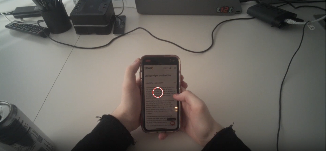  F pattern slow reading -  link to a video  