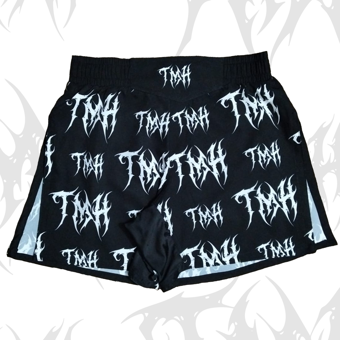 TMH White MTL Gladiator Shorts