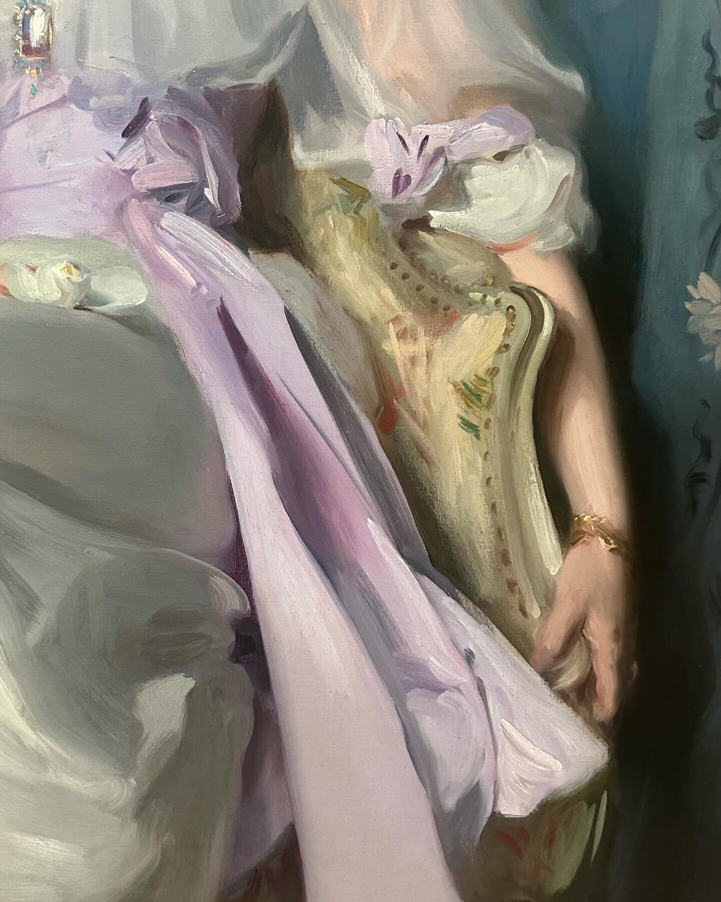 For a man who immortalised glamorous faces, you may well find yourself more entranced by the folds, seams and textures of the fabrics Sargent painted in this glorious exhibition, &lsquo;Sargent and Fashion&rsquo; at Tate Britain.

Sargent&rsquo;s exq