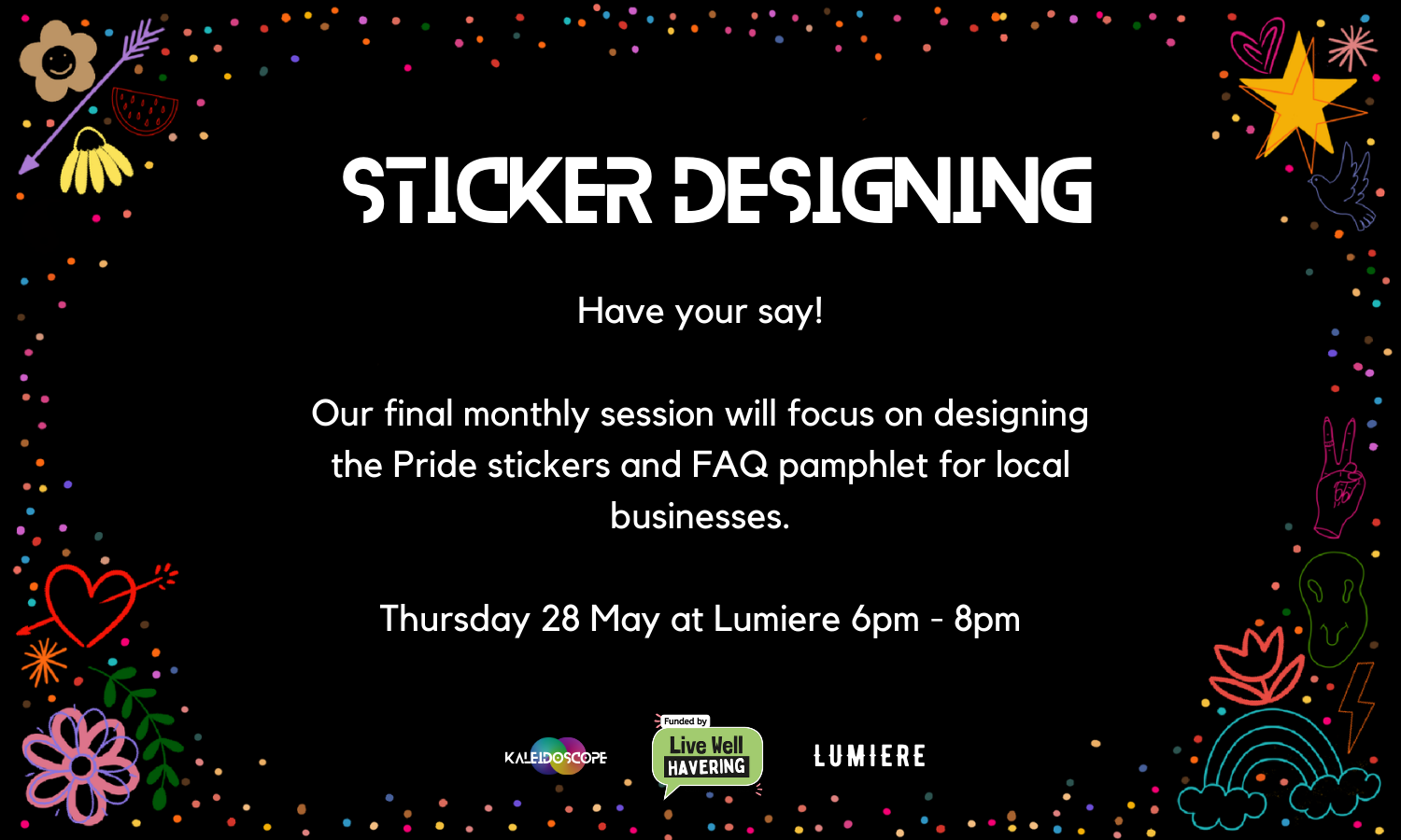 Scope Out - Sticker design