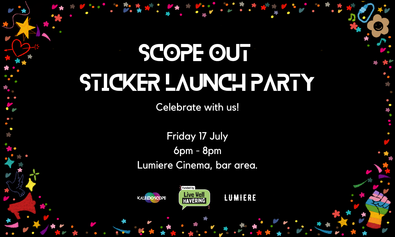 Scope Out - Sticker Launch Party