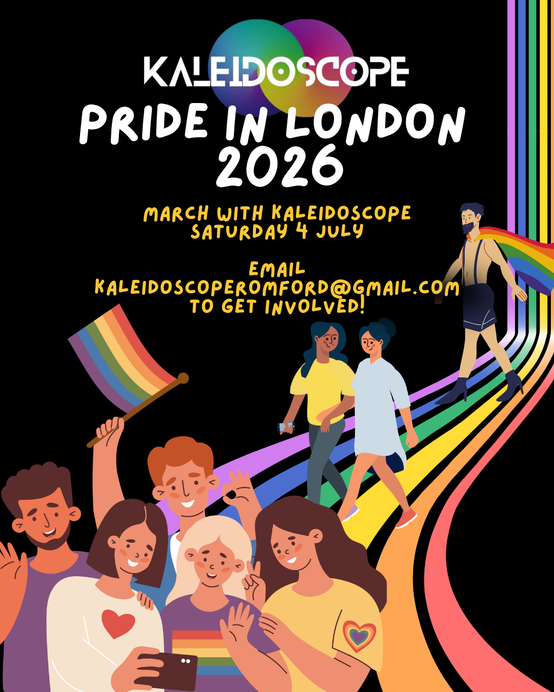 MARCH WITH US IN PRIDE IN LONDON