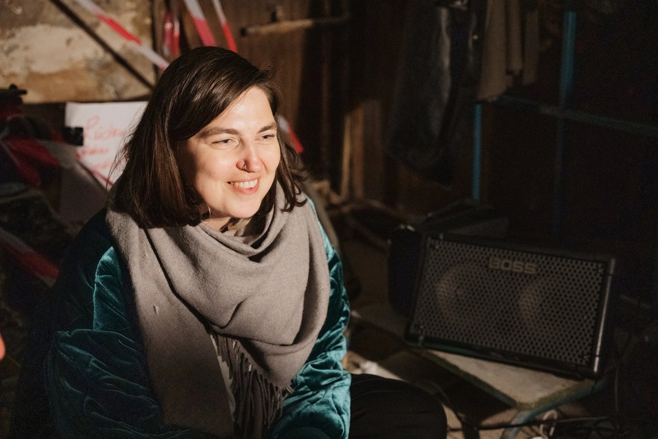 Annija Sprīvule. "How Many People Can an Artist Fall in Love With?" Photo by Anna Maskava