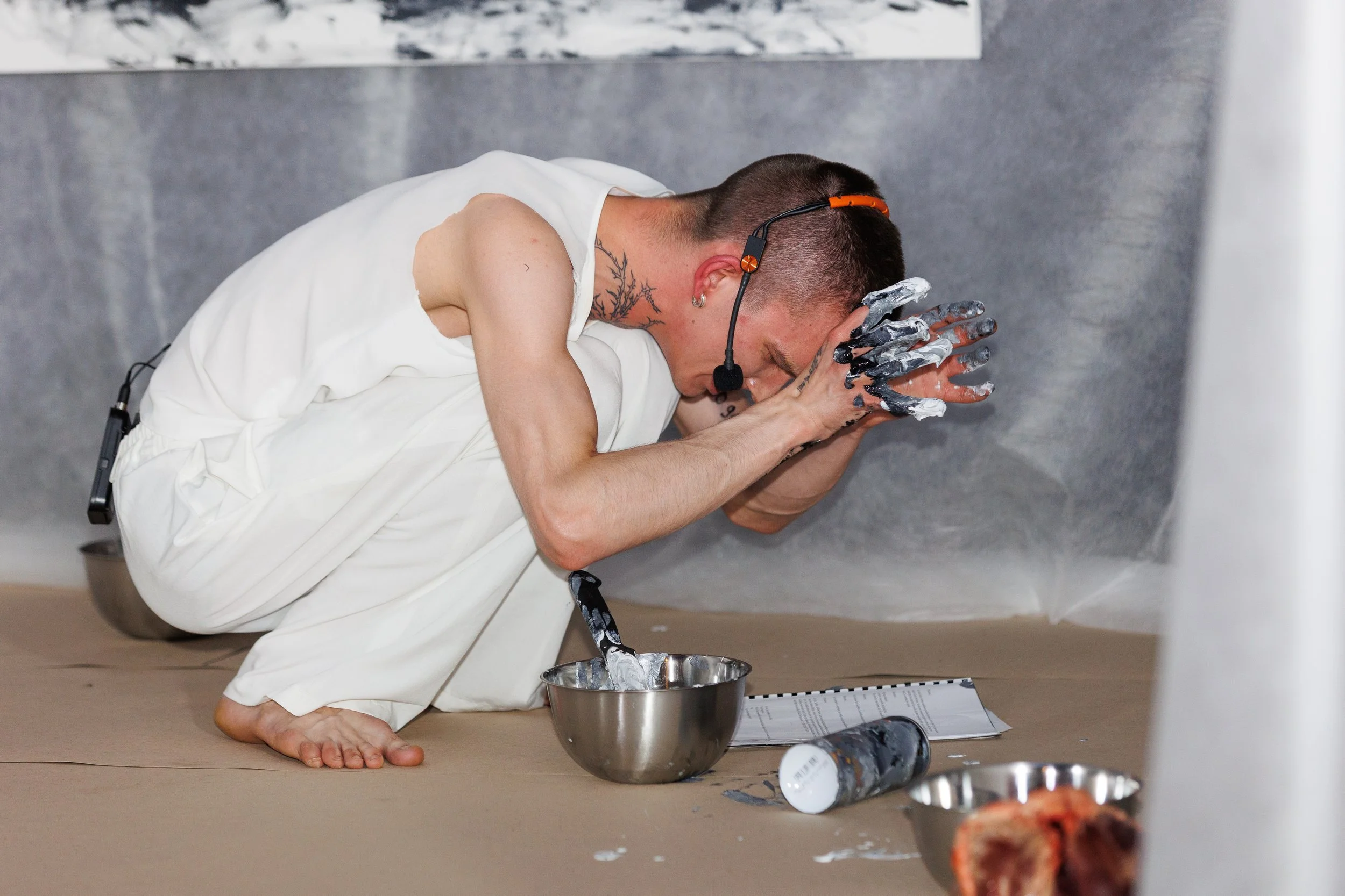 Aleksis Ramanis. "4.48 Psychosis" Photo by Kaspars Zborovskis