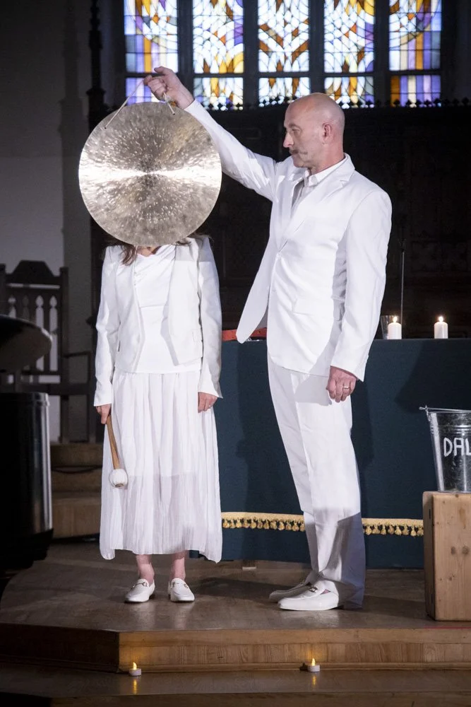 Paul Regan & Marianne Marcote. "Monitor" Photo by Kristaps Dubļāns