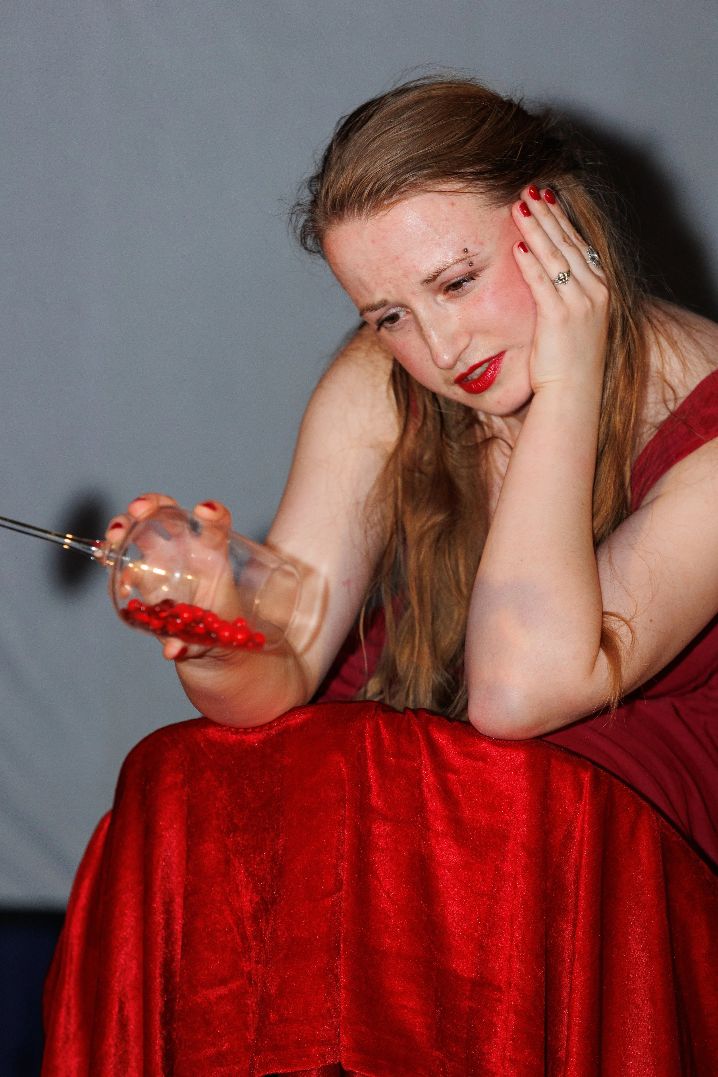 Kristiāna Šuksta. "Death of an Opera Singer" Photo by Kaspars Zborovskis