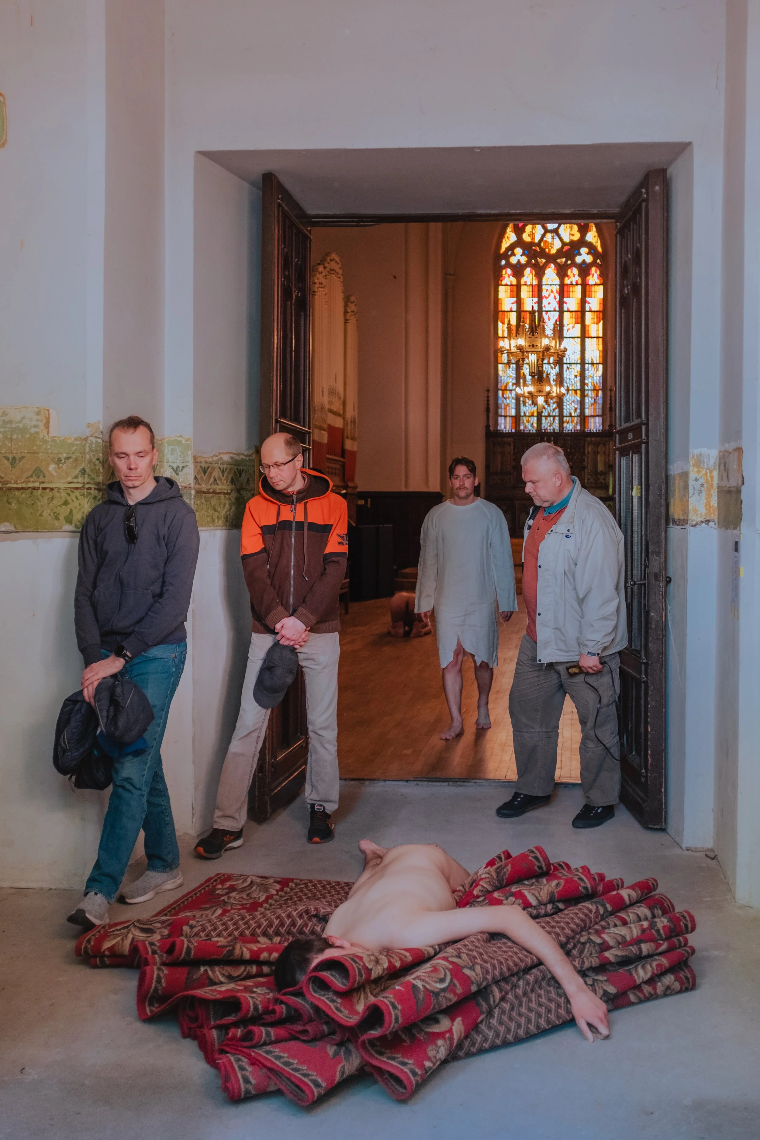 Andris Freibergs. "Bald Boys" Photo by Dace Kundrāte