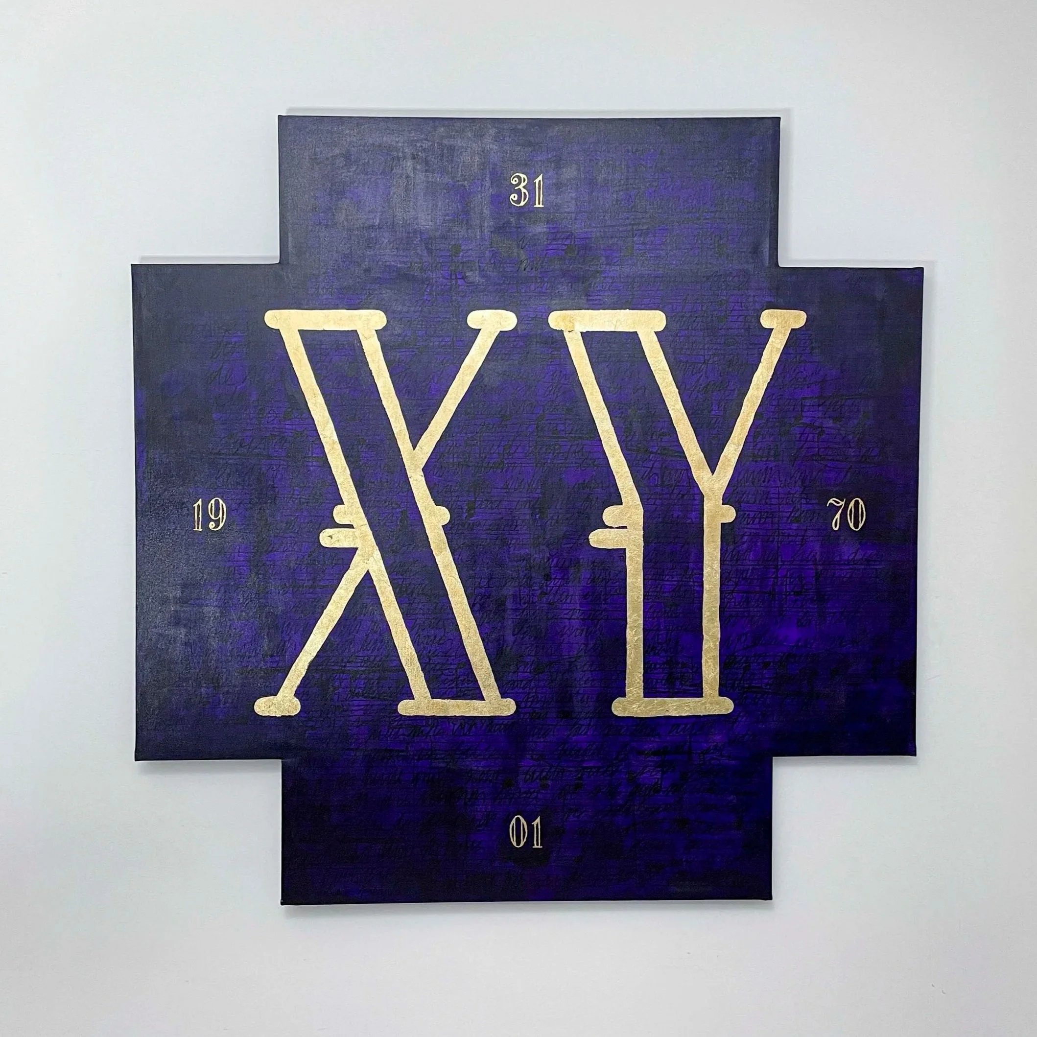 XY. Confessio Triptych, 2024. Artist Silke Lapina