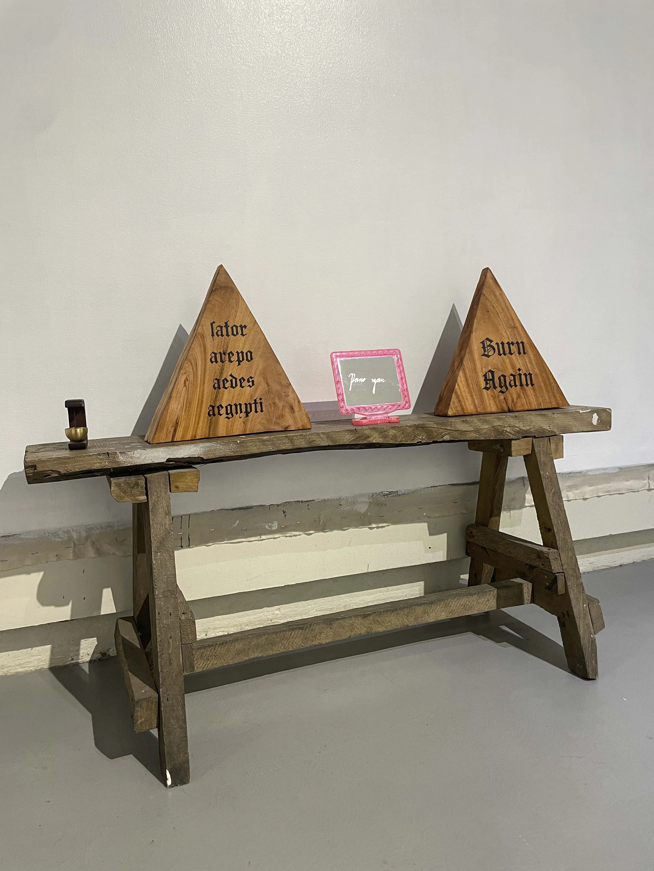 Installation View: Open Studio, 2026. Artist Silke Lapina. Project Space Pilipinas, Lucban, Philippines