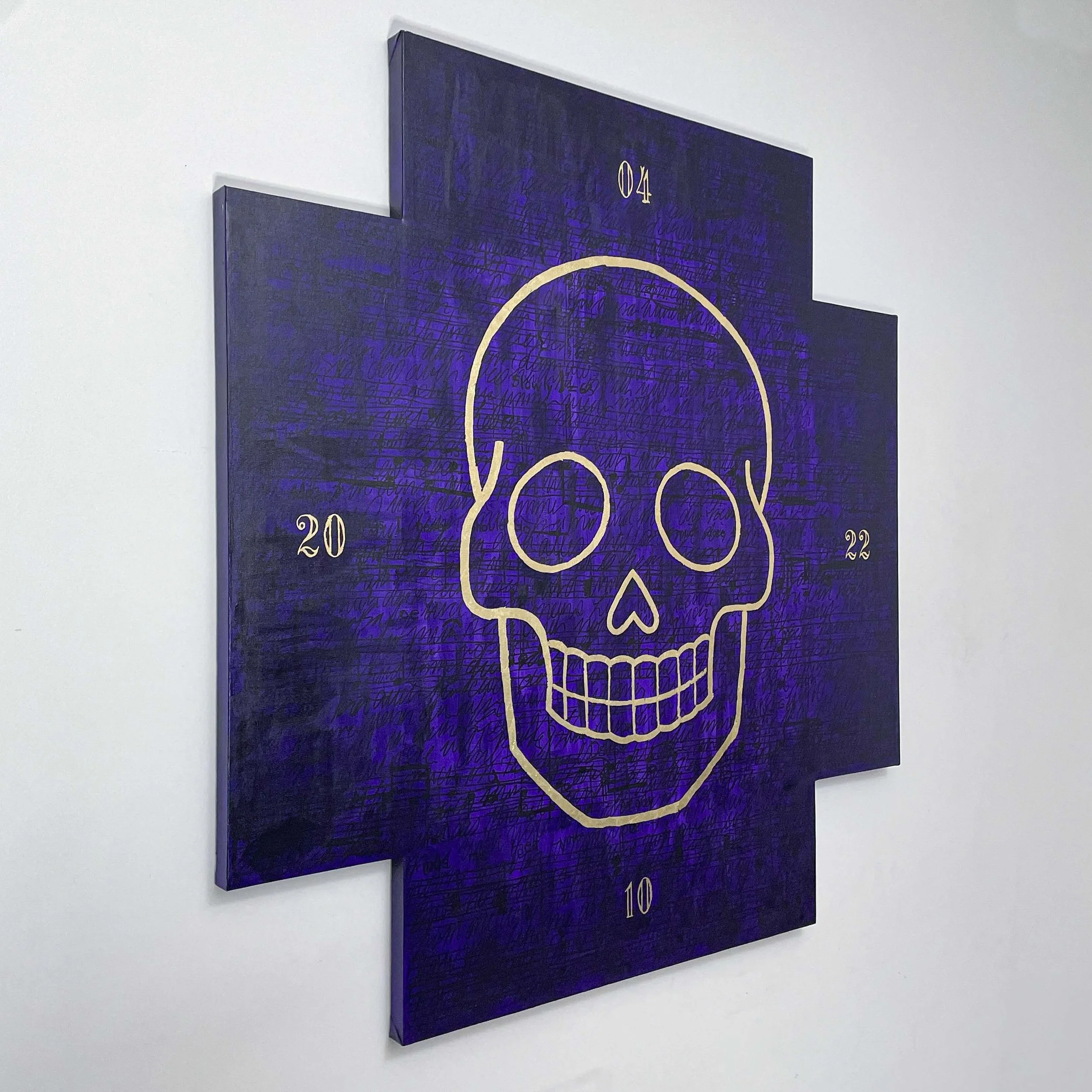 Skull. Confessio Triptych, 2024. Artist Silke Lapina