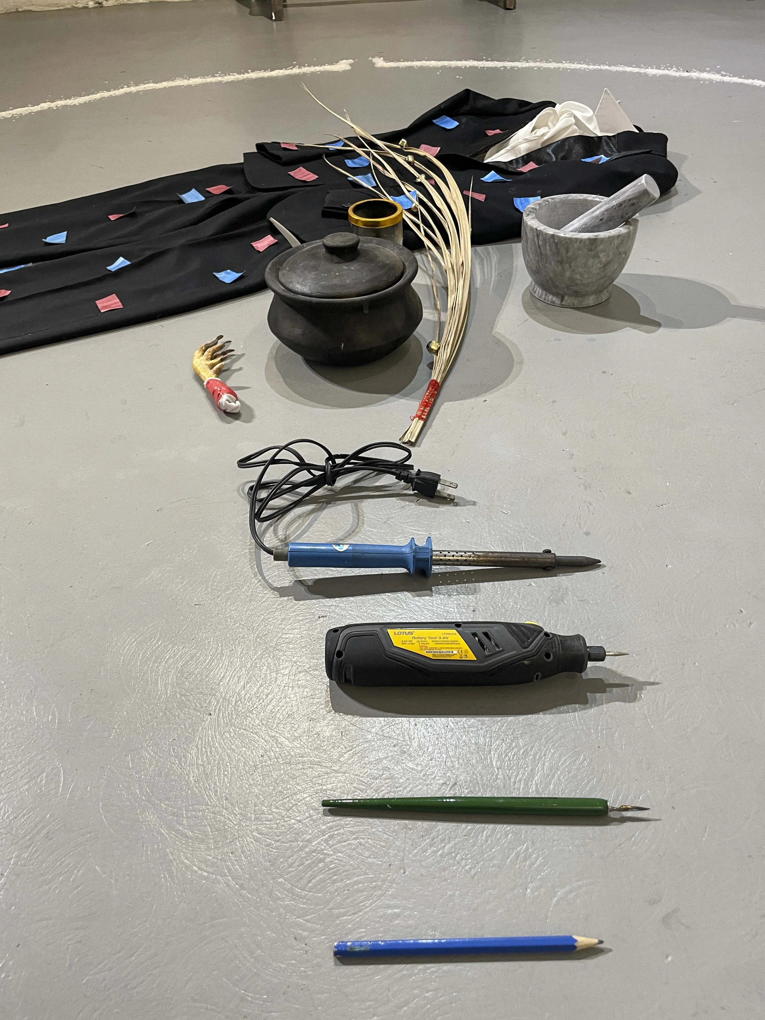 Installation View: Open Studio, 2026. Artist Silke Lapina. Project Space Pilipinas, Lucban, Philippines