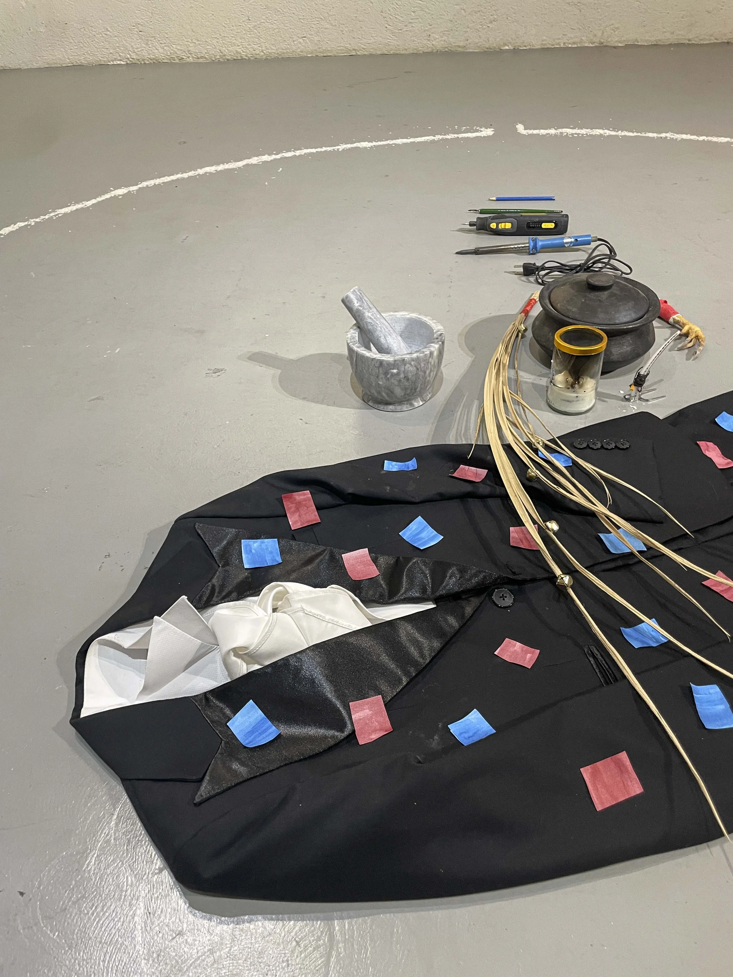 Installation View: Open Studio, 2026. Artist Silke Lapina. Project Space Pilipinas, Lucban, Philippines