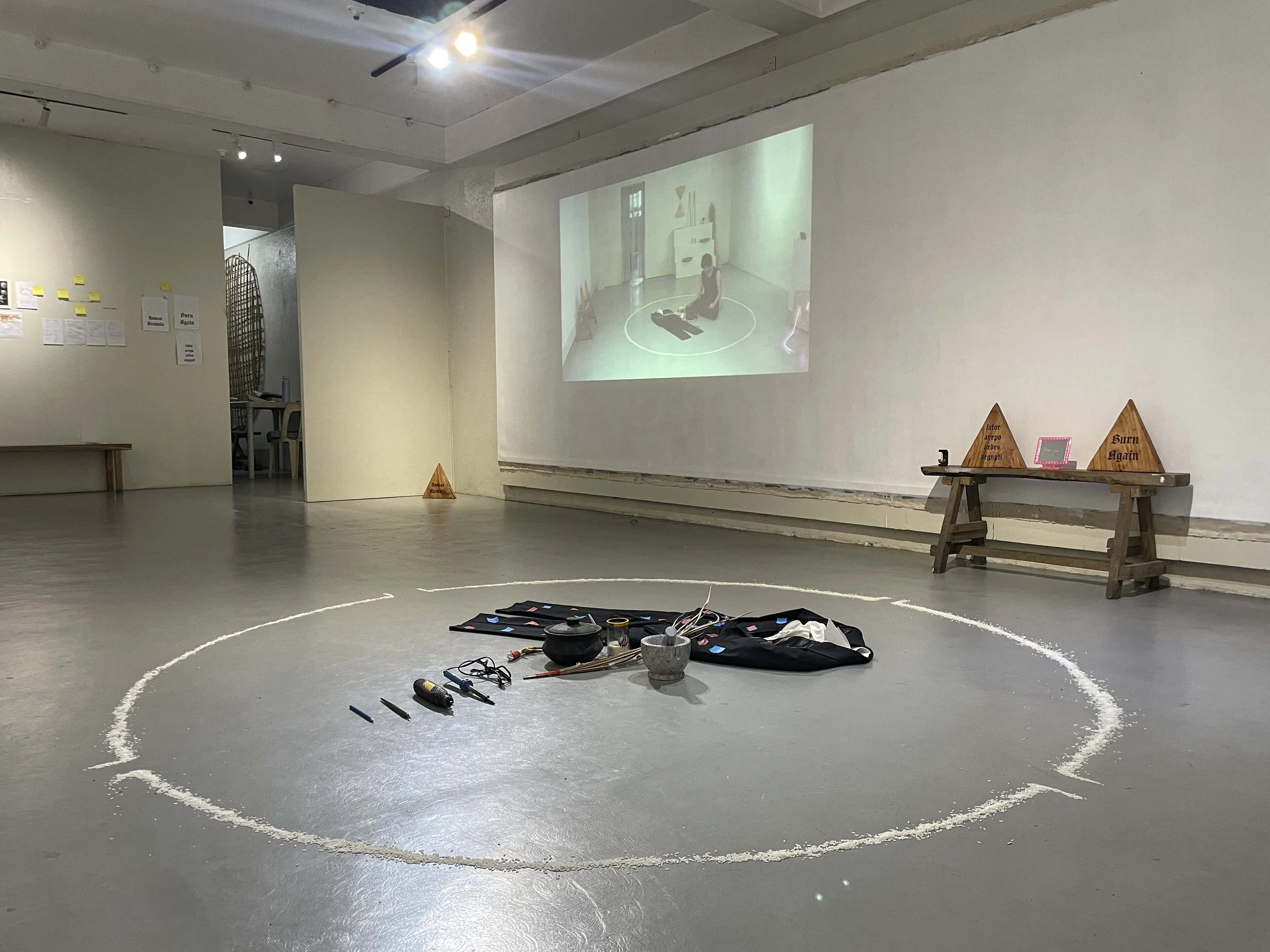 Installation View: Open Studio, 2026. Artist Silke Lapina. Project Space Pilipinas, Lucban, Philippines