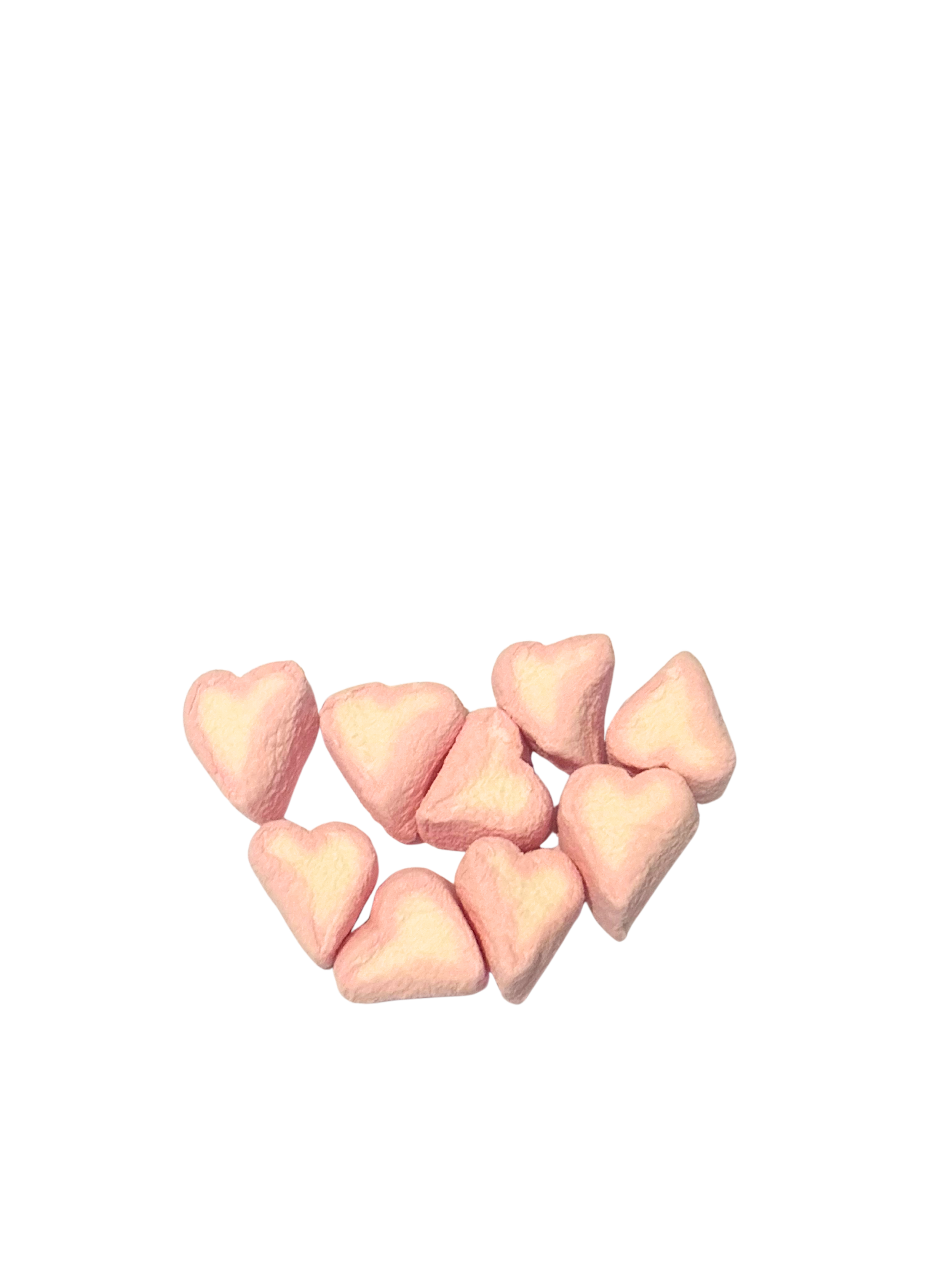 Pink and White Mini Heart Mallows