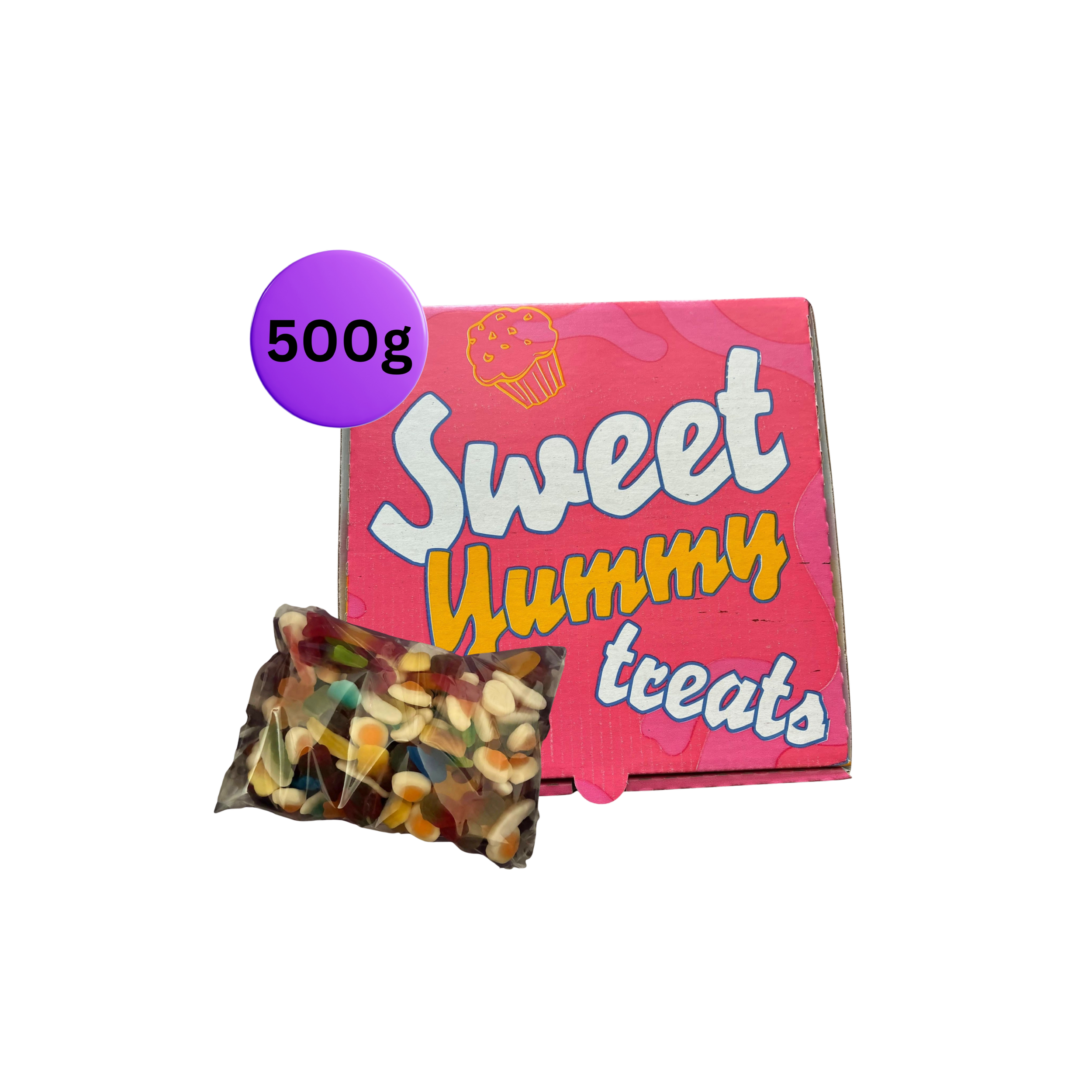 Create Your Own Jelly Pick n Mix Pizza Box 500g